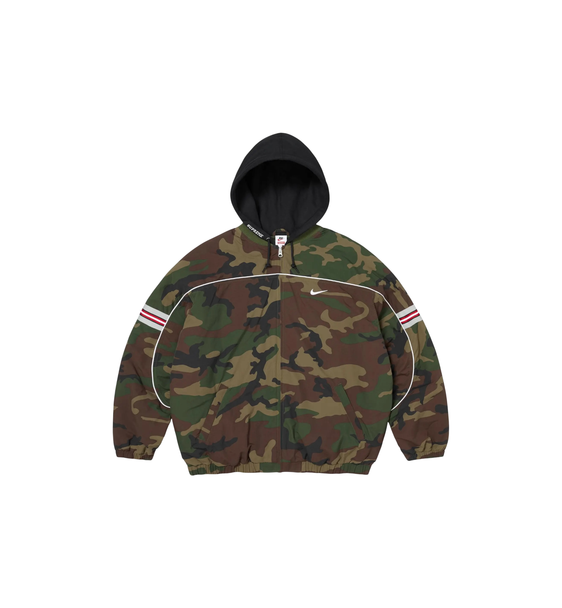 Supreme Nike Nylon Hooded Jacket Woodland Camo at Stashed UAE