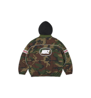 Supreme Nike Nylon Hooded Jacket Woodland Camo back view at Stashed UAE