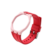 Swatch x Audemars Piguet Rubber Bracelet Pastel Pink/Red at Stashed UAE