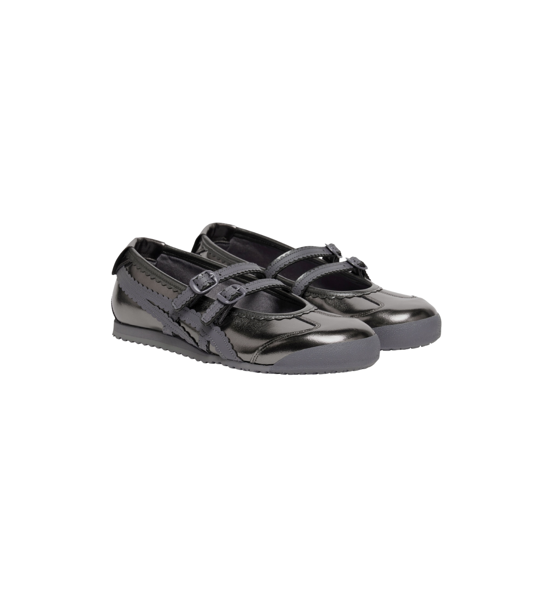 Onitsuka Tiger Mexico 66 TGRS Metallic Pack Gunmetal Metropolis Women's pair at Stashed UAE