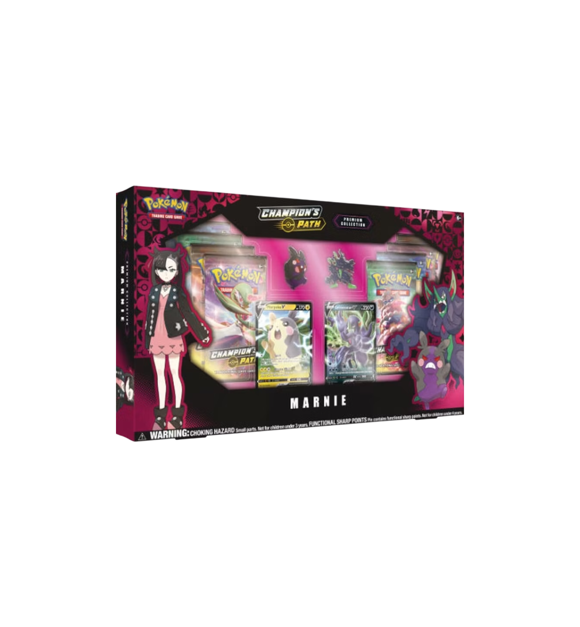 Pokémon TCG Champion's Path Marnie Premium Collection at Stashed UAE