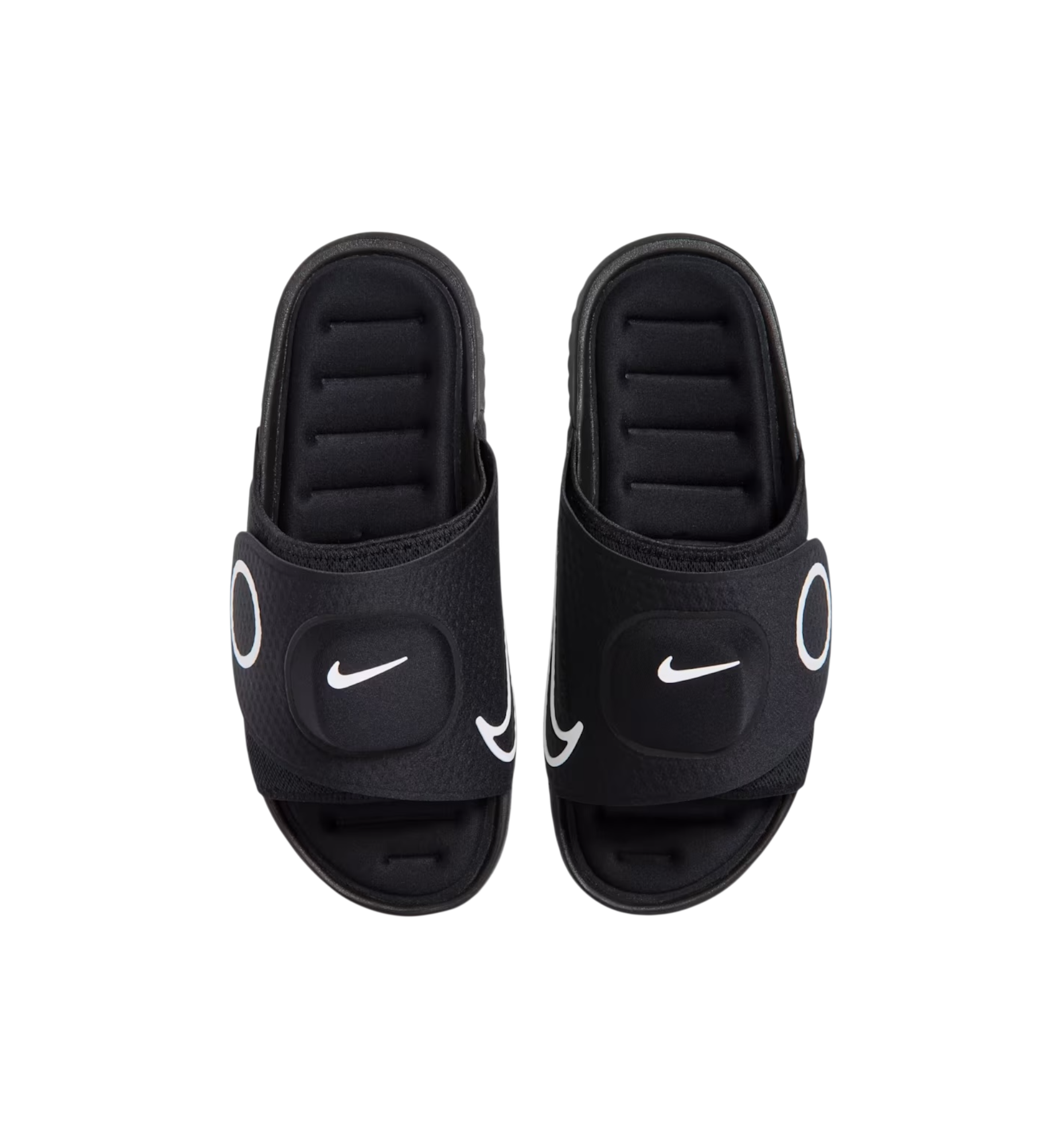 Nike x Hyperice Air Zoom Hyperslide Black top view at Stashed UAE