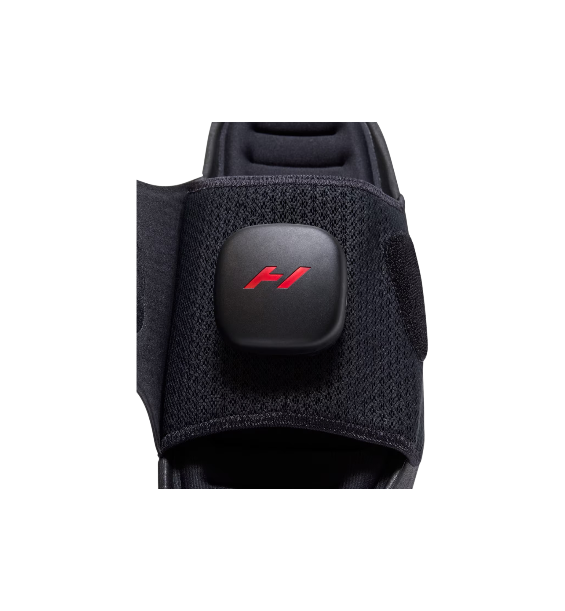 Nike x Hyperice Air Zoom Hyperslide Black removable pod at Stashed UAE