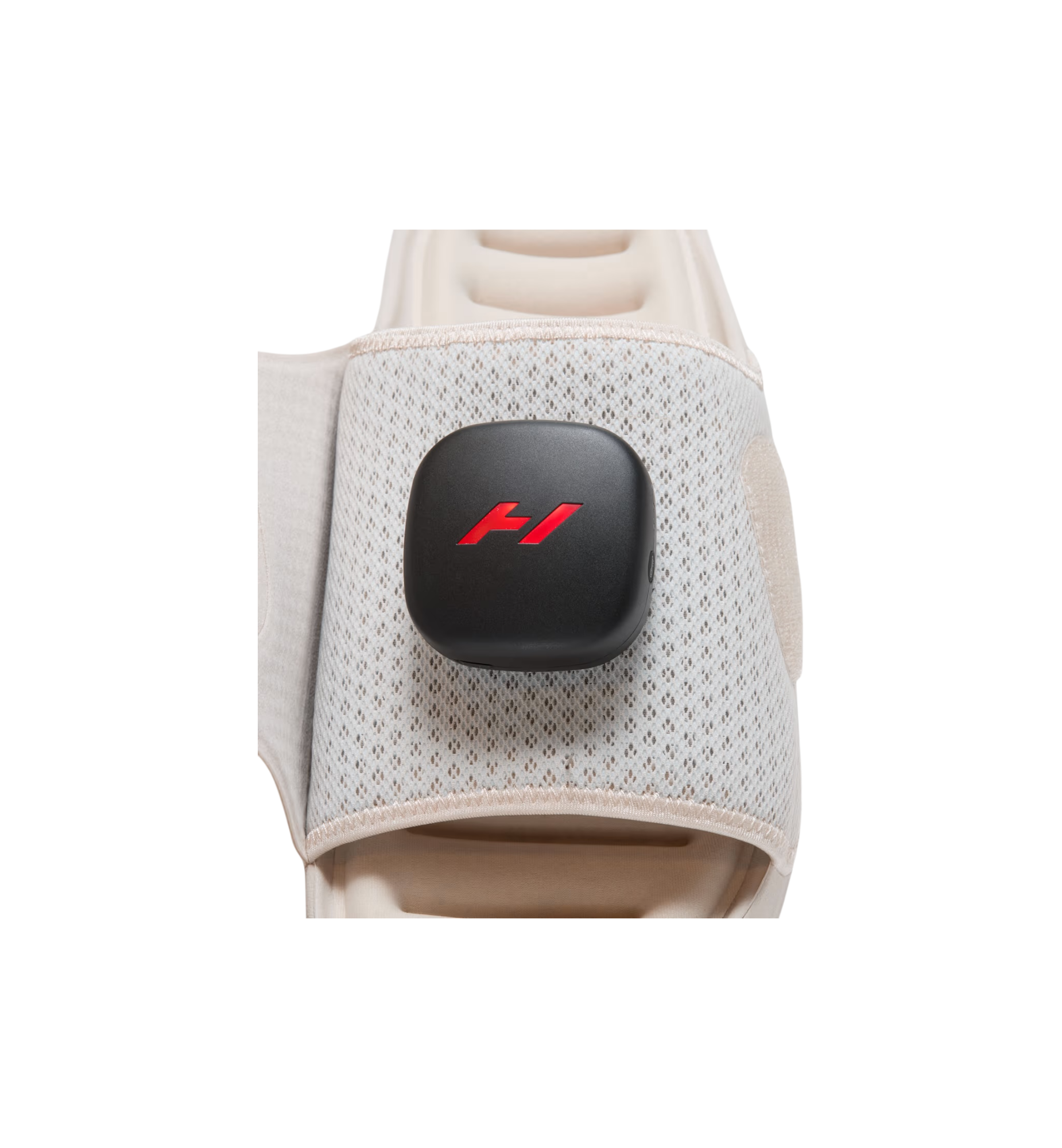Nike x Hyperice Air Zoom Hyperslide Orewood Brown removable pod at Stashed UAE