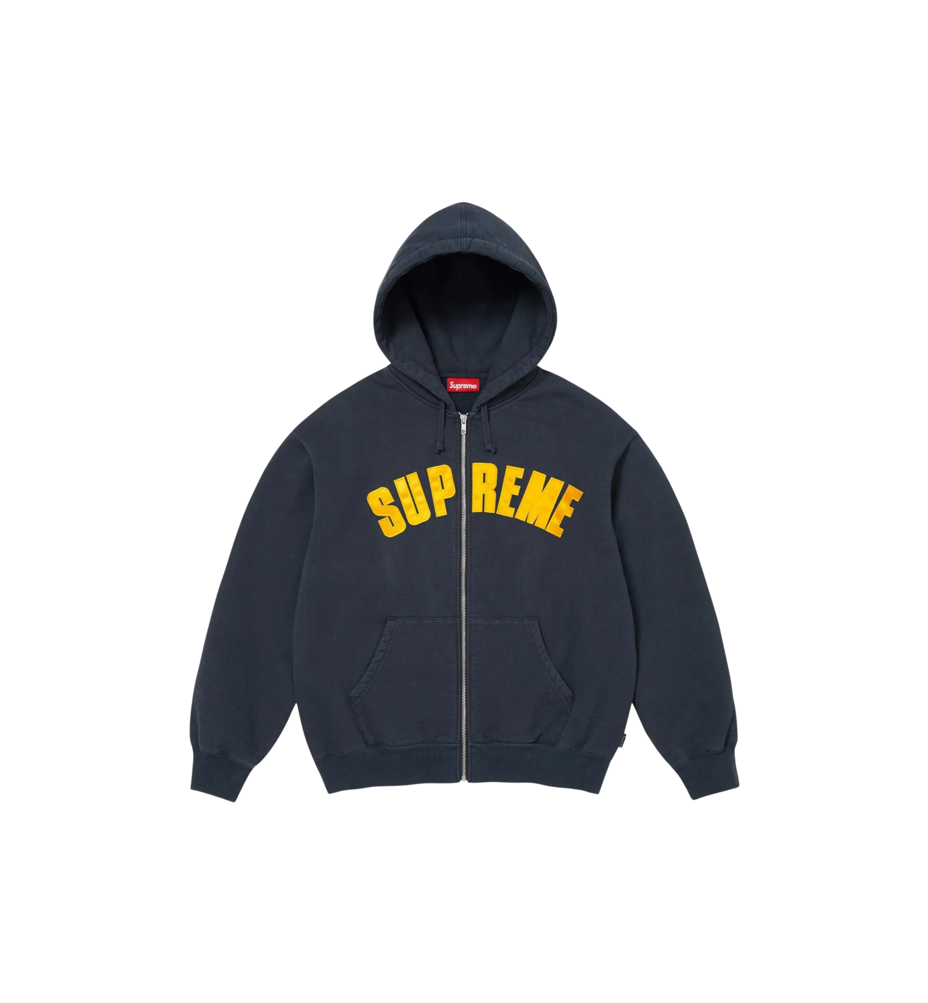 Supreme Larry Clark Zip Up Hooded Sweatshirt Navy at Stashed UAE