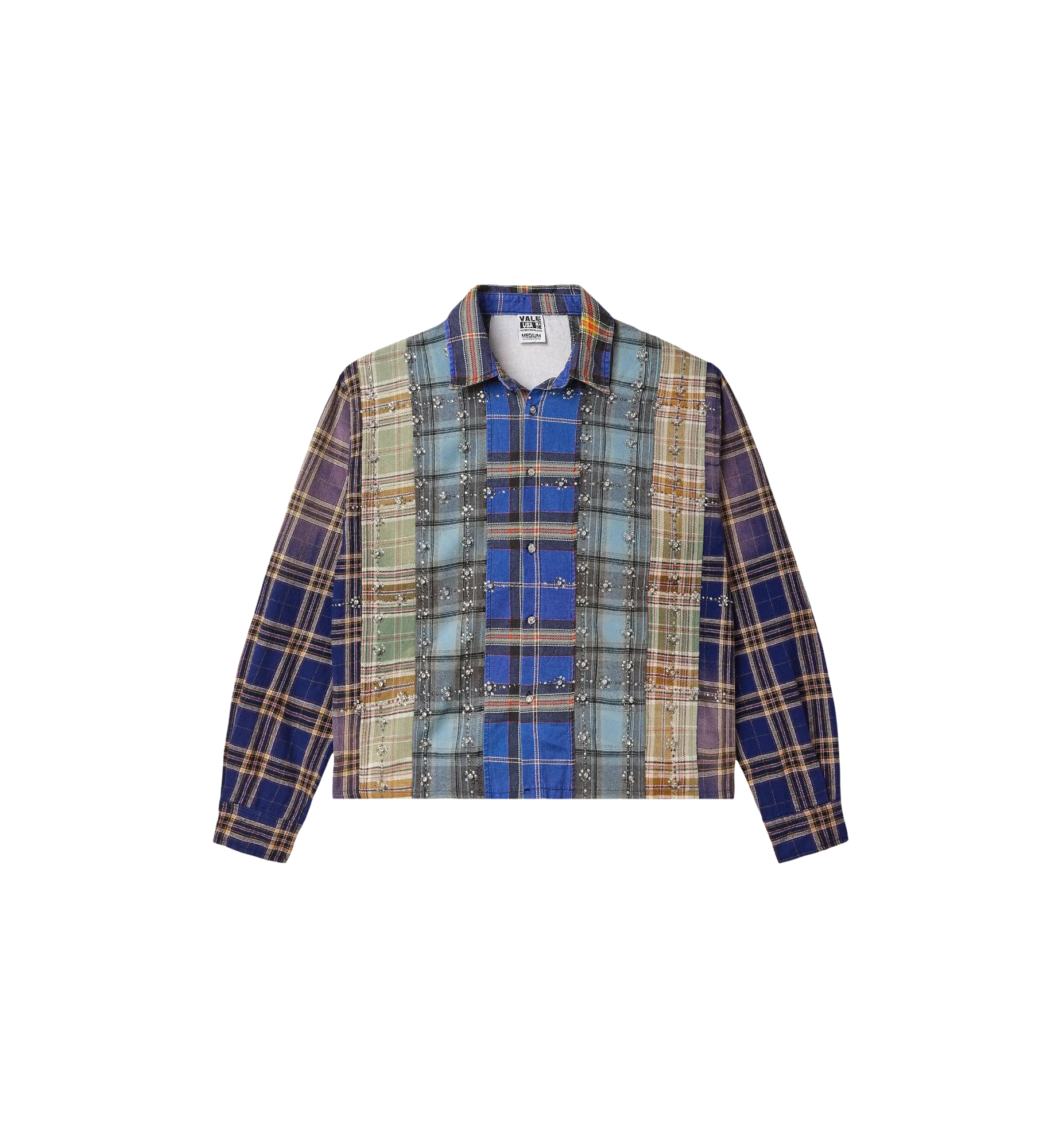 Vale Forever Splash Zone Cool Patchwork L/S Flannel Multicolor at Stashed UAE