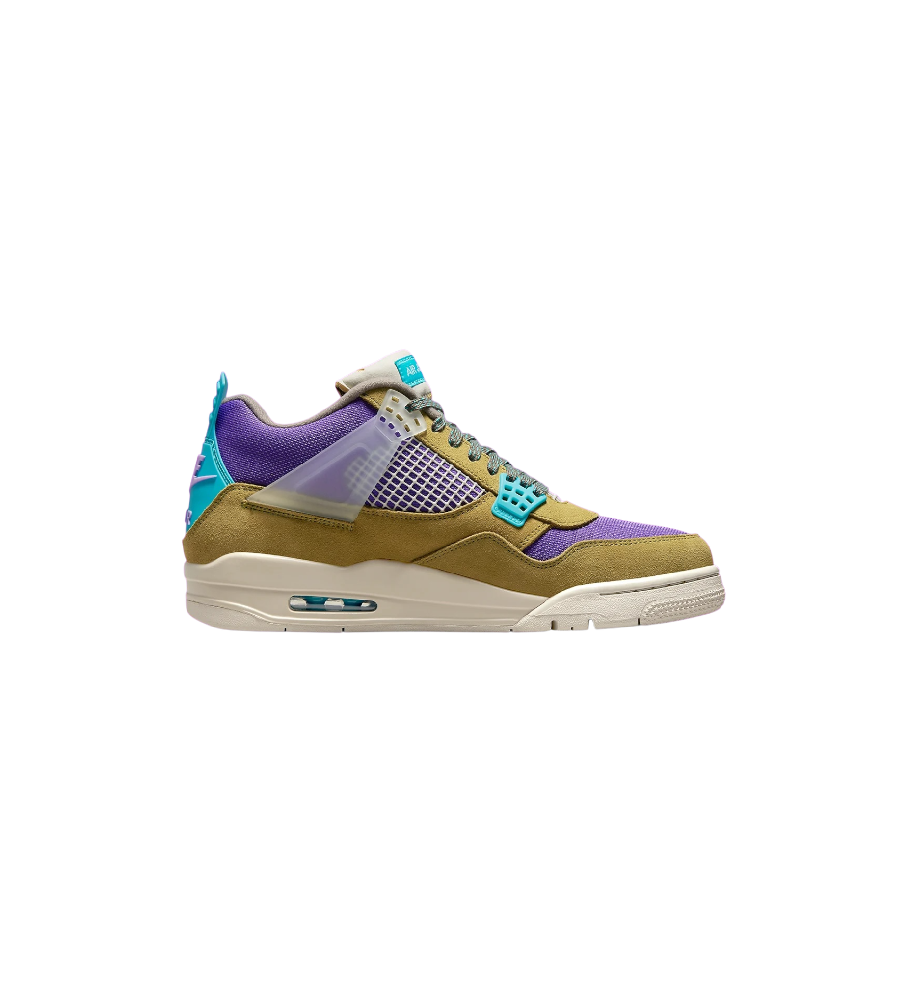 Air Jordan 4 Retro SP 30th Anniversary Union Desert Moss side view at Stashed UAE