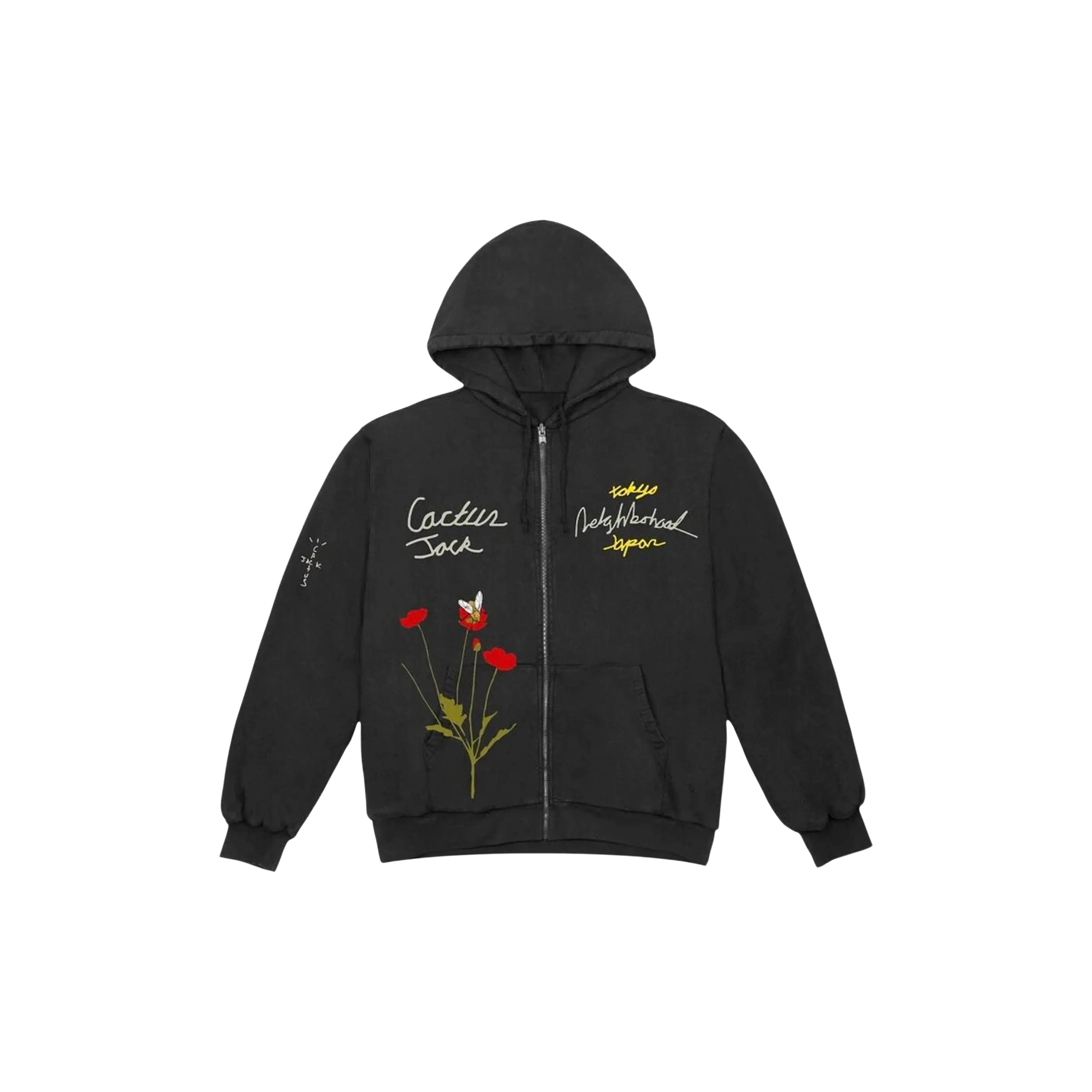Travis Scott Cactus Jack x Neighborhood Carousel Hoodie Black at Stashed UAE