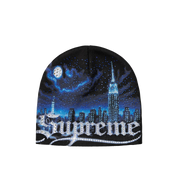Supreme Cityscape Beanie Black at Stashed UAE