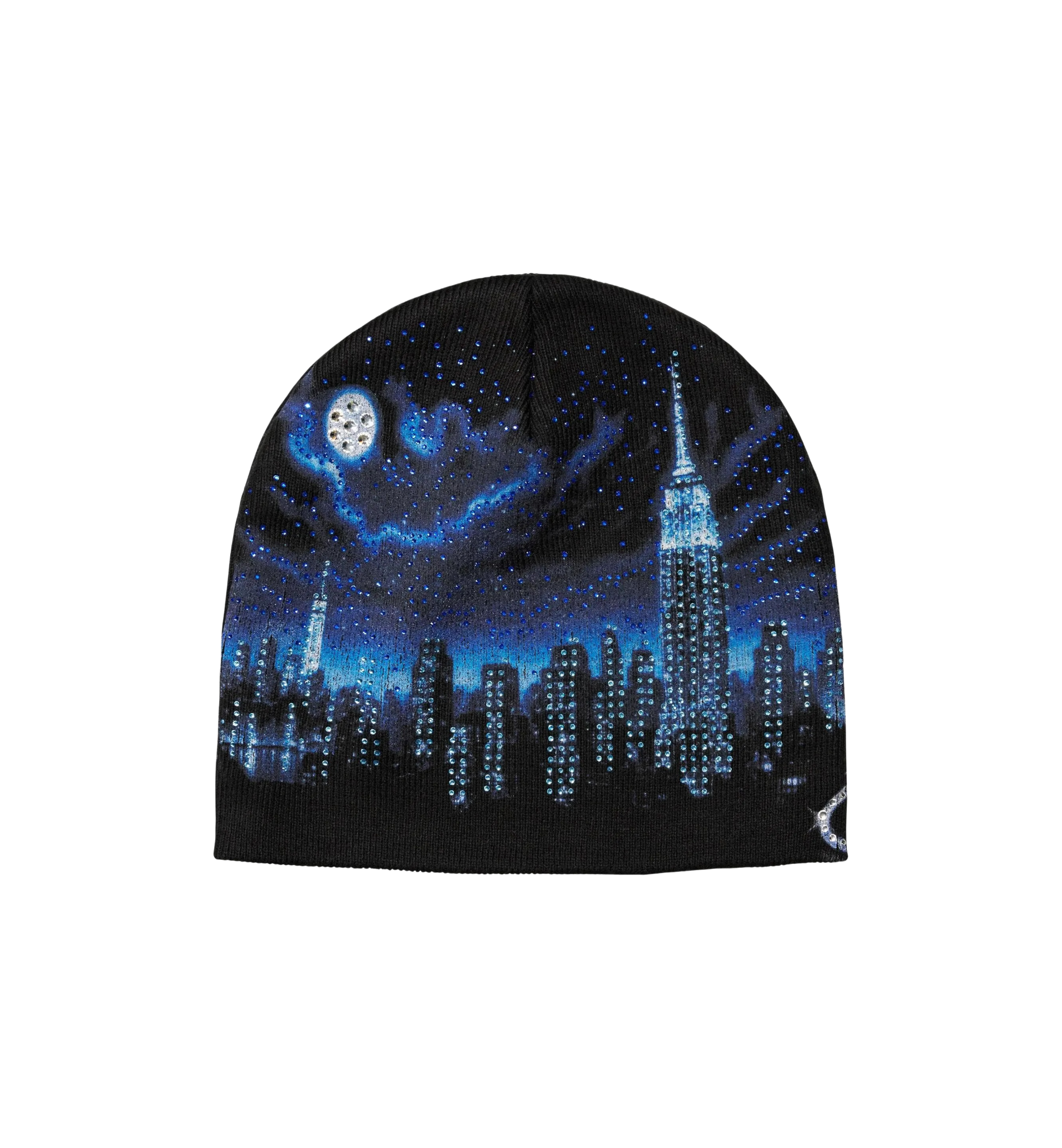 Supreme Cityscape Beanie Black back view at Stashed UAE