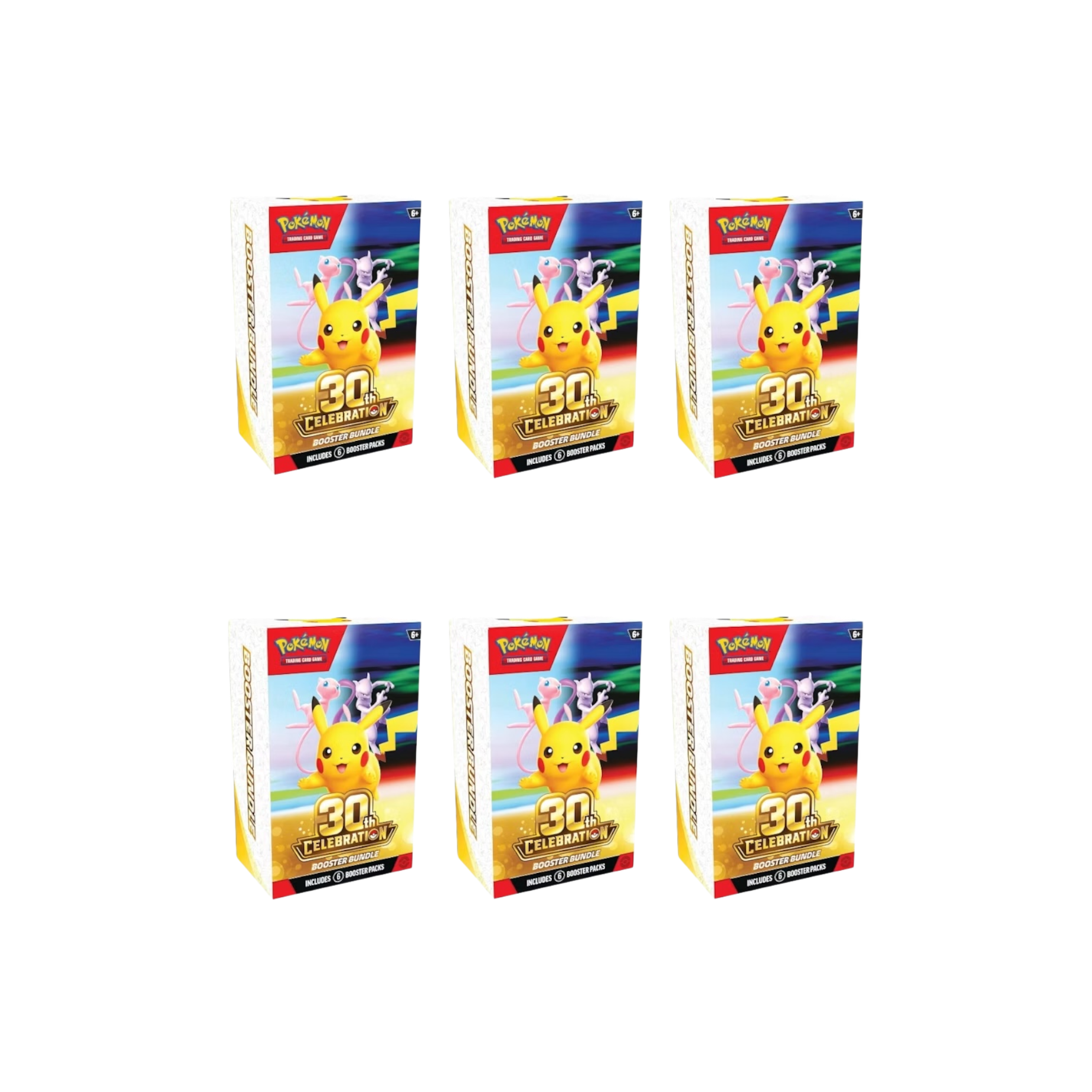 2026 Pokémon Mega Evolution 30th Celebration Booster Bundle 6 Boxes at Stashed UAE