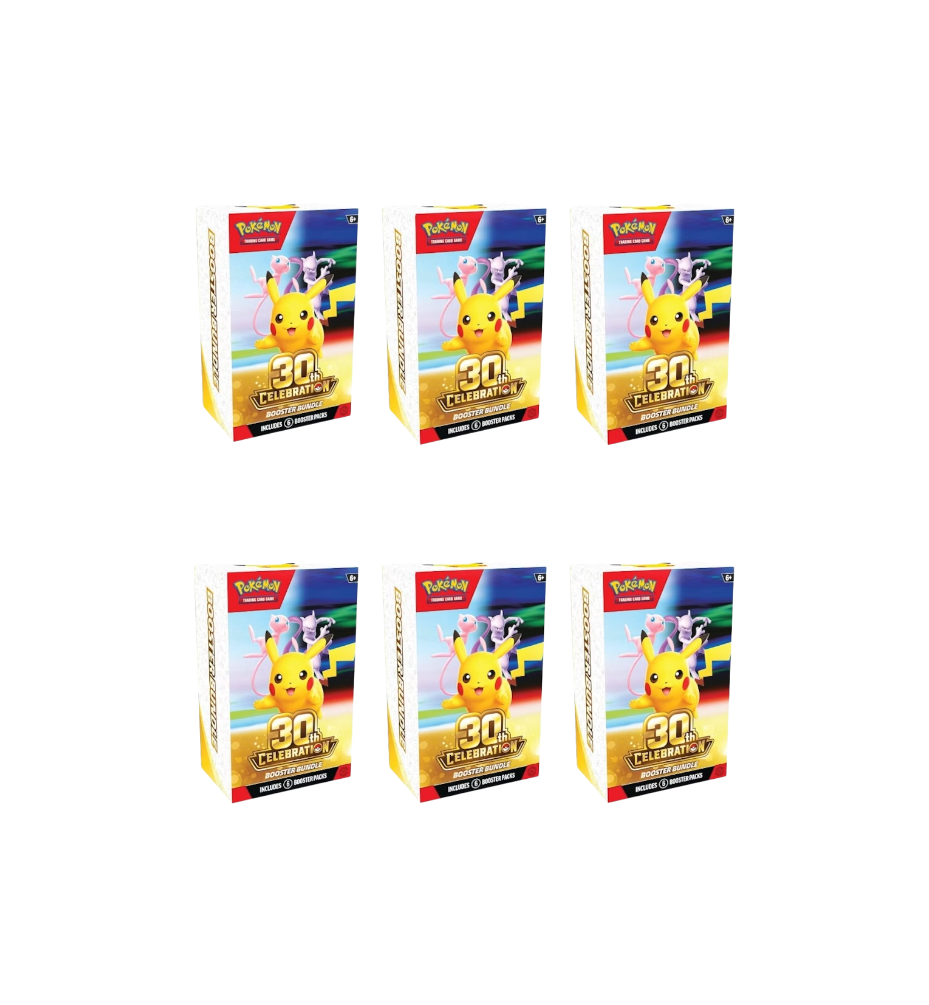 2026 Pokémon Mega Evolution 30th Celebration Booster Bundle 6 Boxes at Stashed UAE