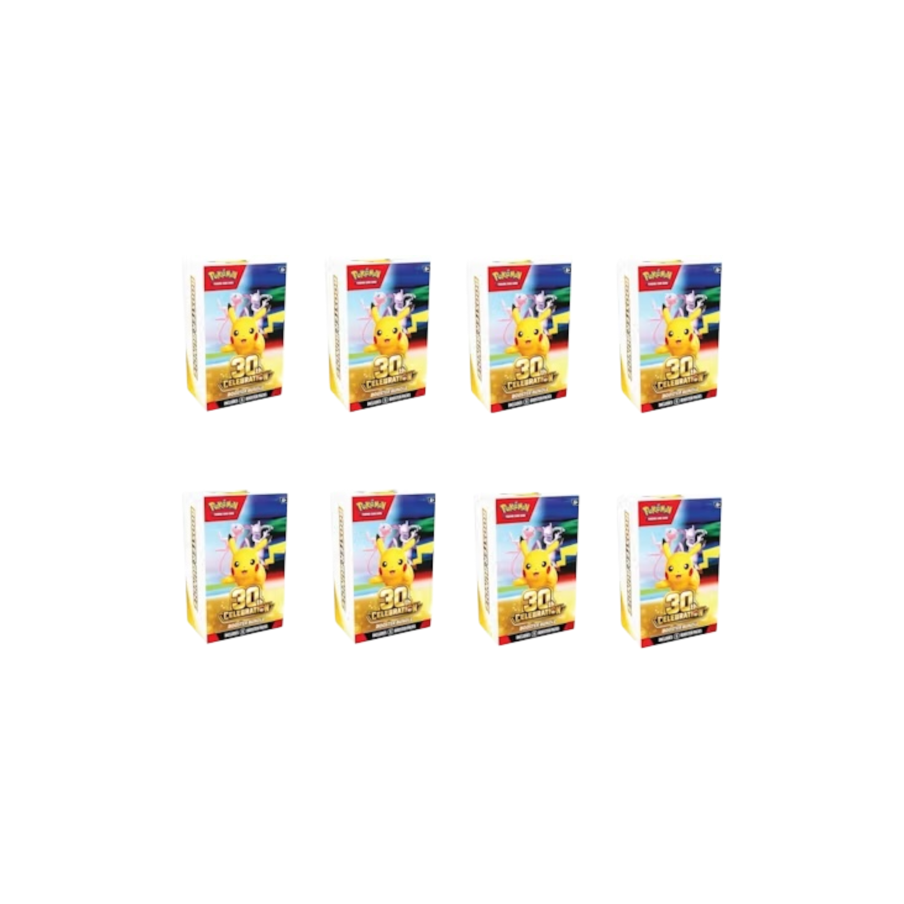 2026 Pokémon Mega Evolution 30th Celebration Booster Bundle 8 Boxes at Stashed UAE