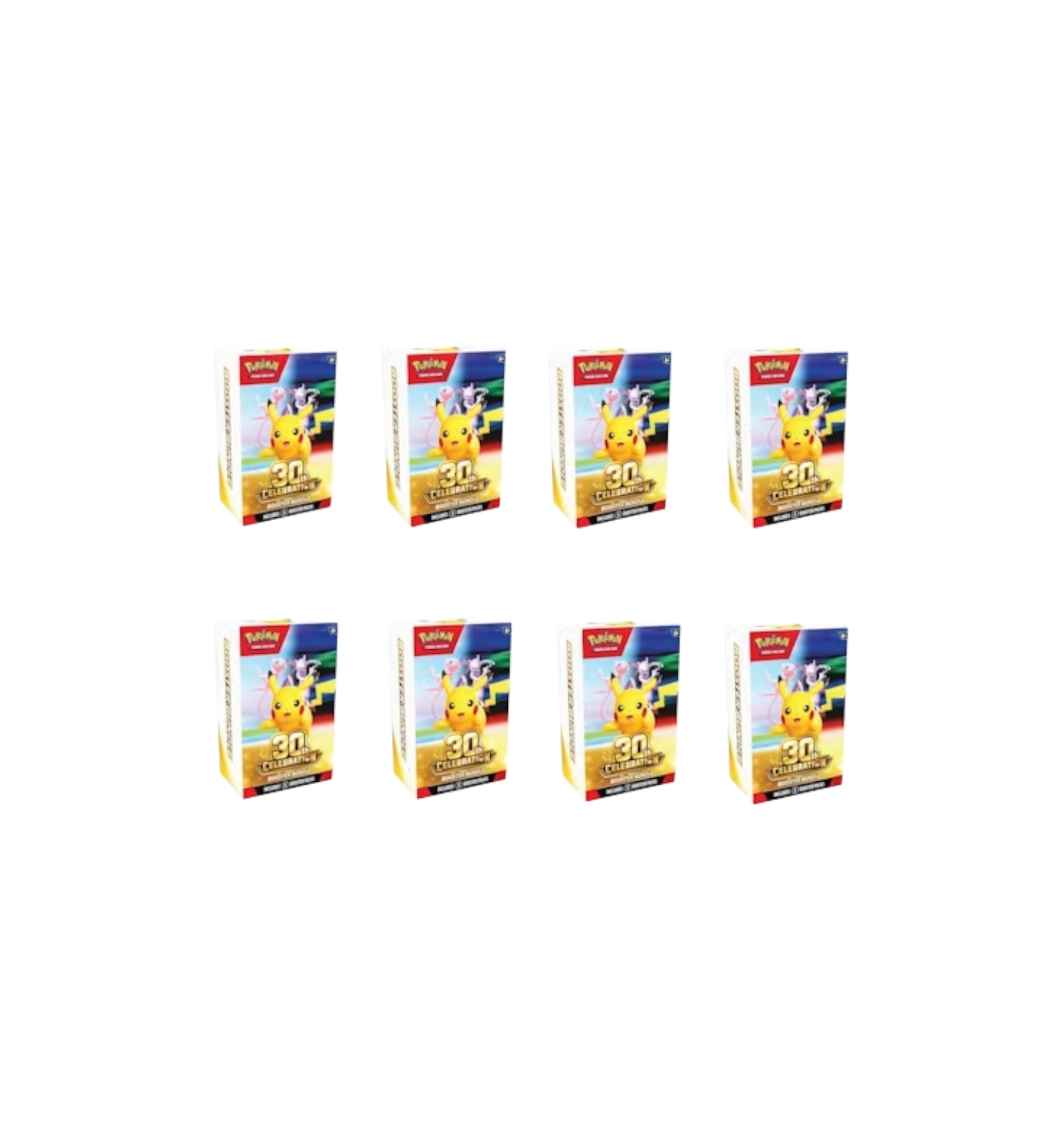2026 Pokémon Mega Evolution 30th Celebration Booster Bundle 8 Boxes at Stashed UAE