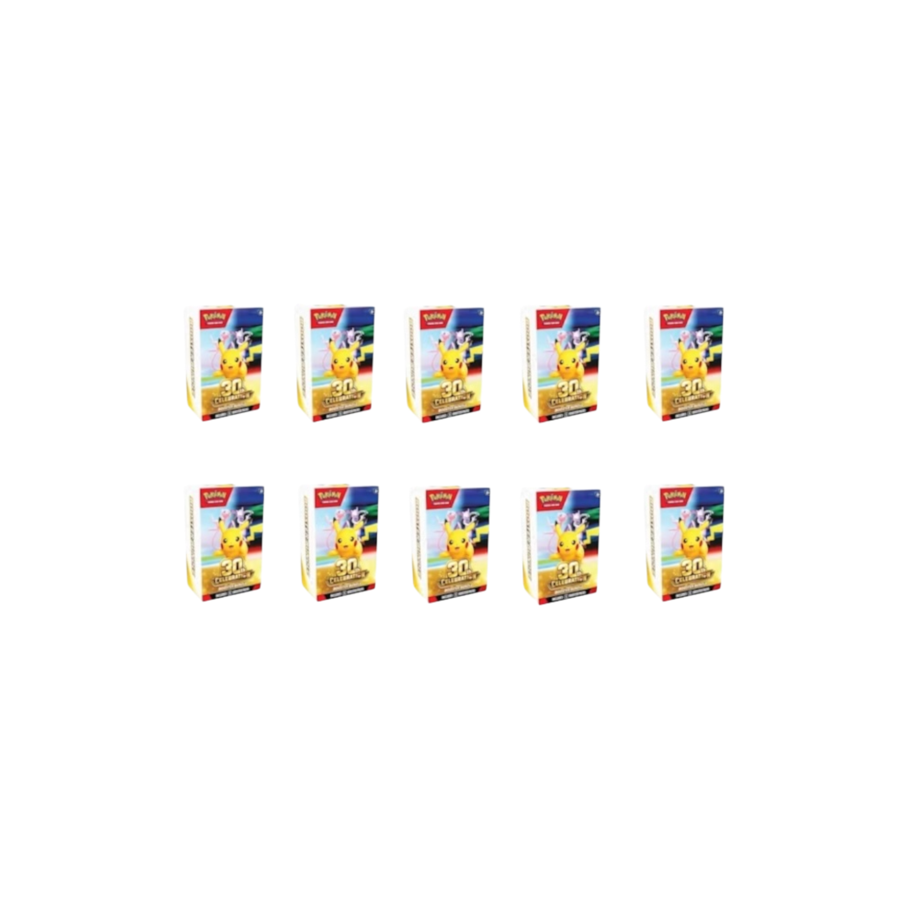 2026 Pokémon Mega Evolution 30th Celebration Booster Bundle 10 Boxes at Stashed UAE