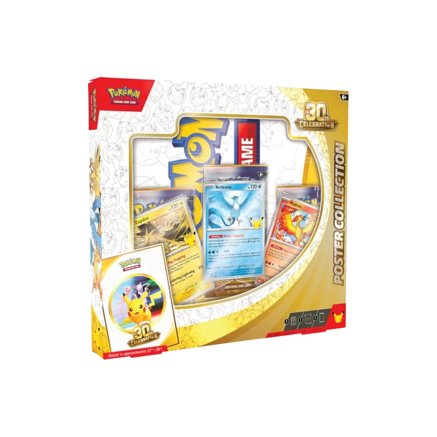 2026 Pokémon Mega Evolution 30th Celebration Poster Collection at Stashed UAE