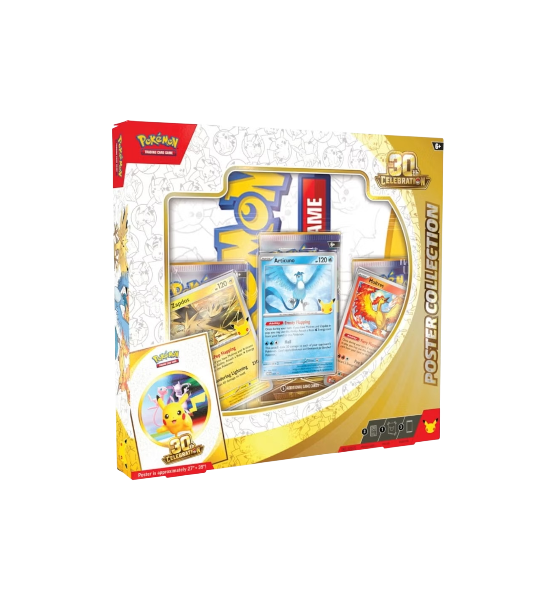 2026 Pokémon Mega Evolution 30th Celebration Poster Collection at Stashed UAE