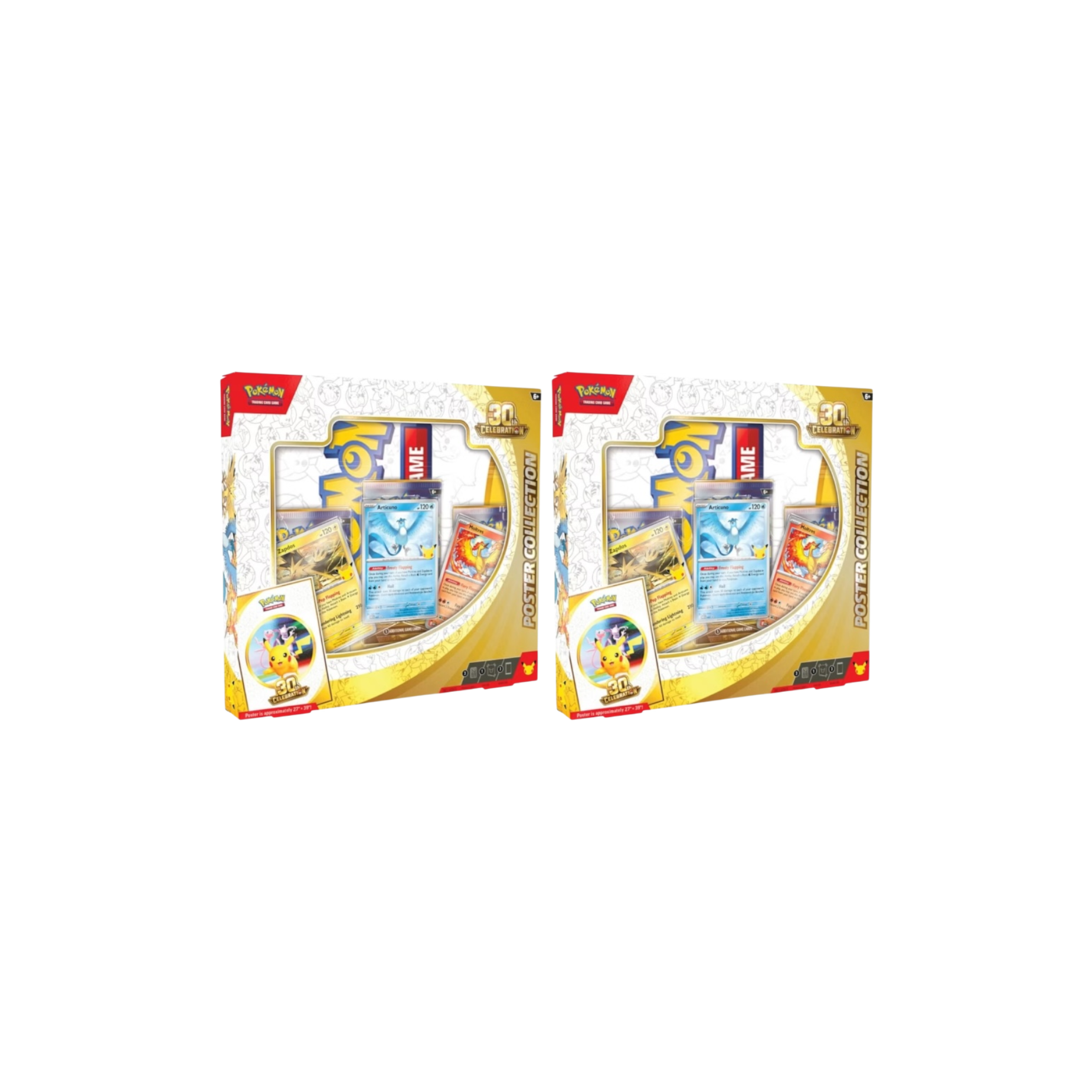 2026 Pokémon Mega Evolution 30th Celebration Poster Collection 2 Boxes at Stashed UAE