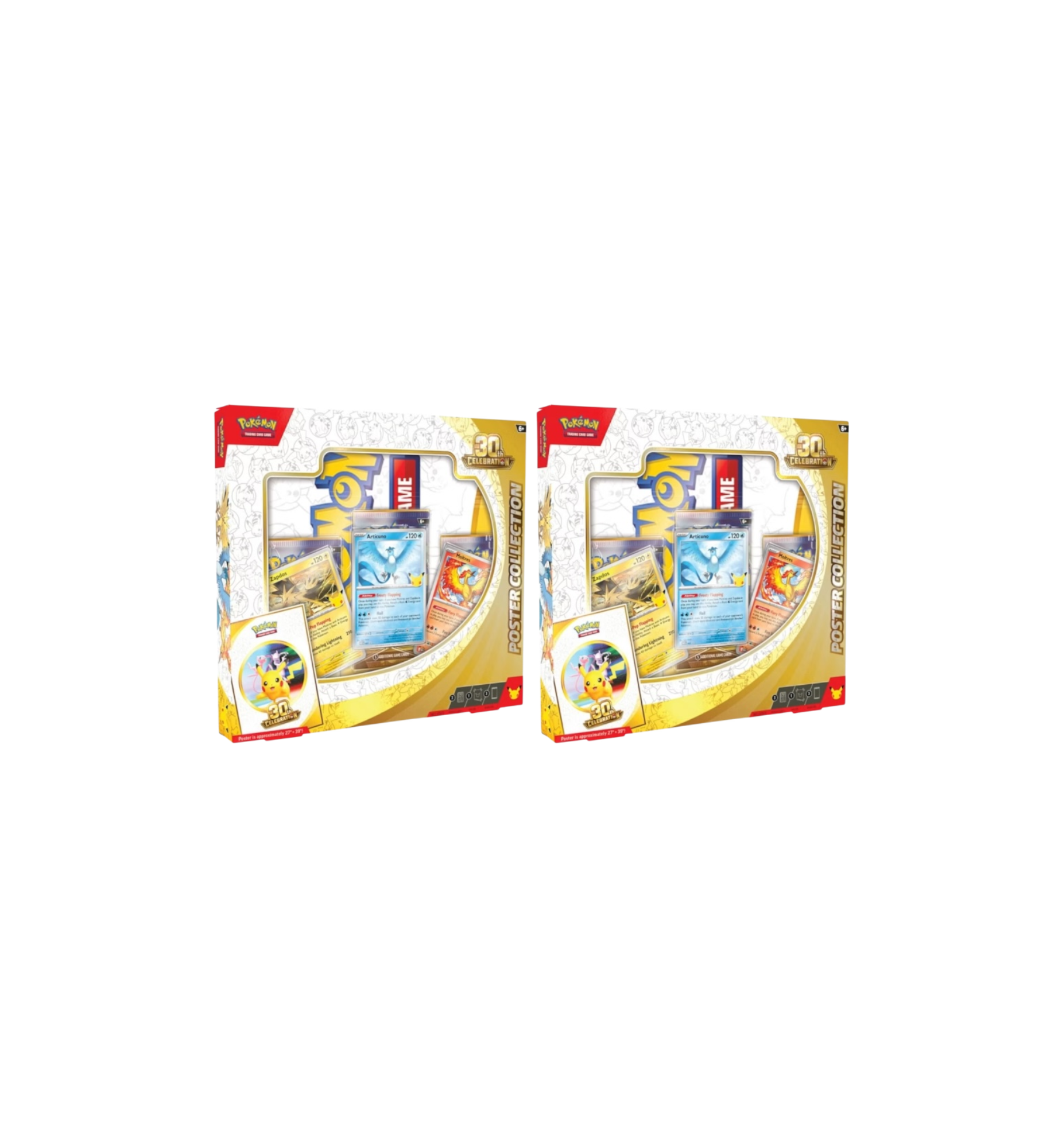 2026 Pokémon Mega Evolution 30th Celebration Poster Collection 2 Boxes at Stashed UAE