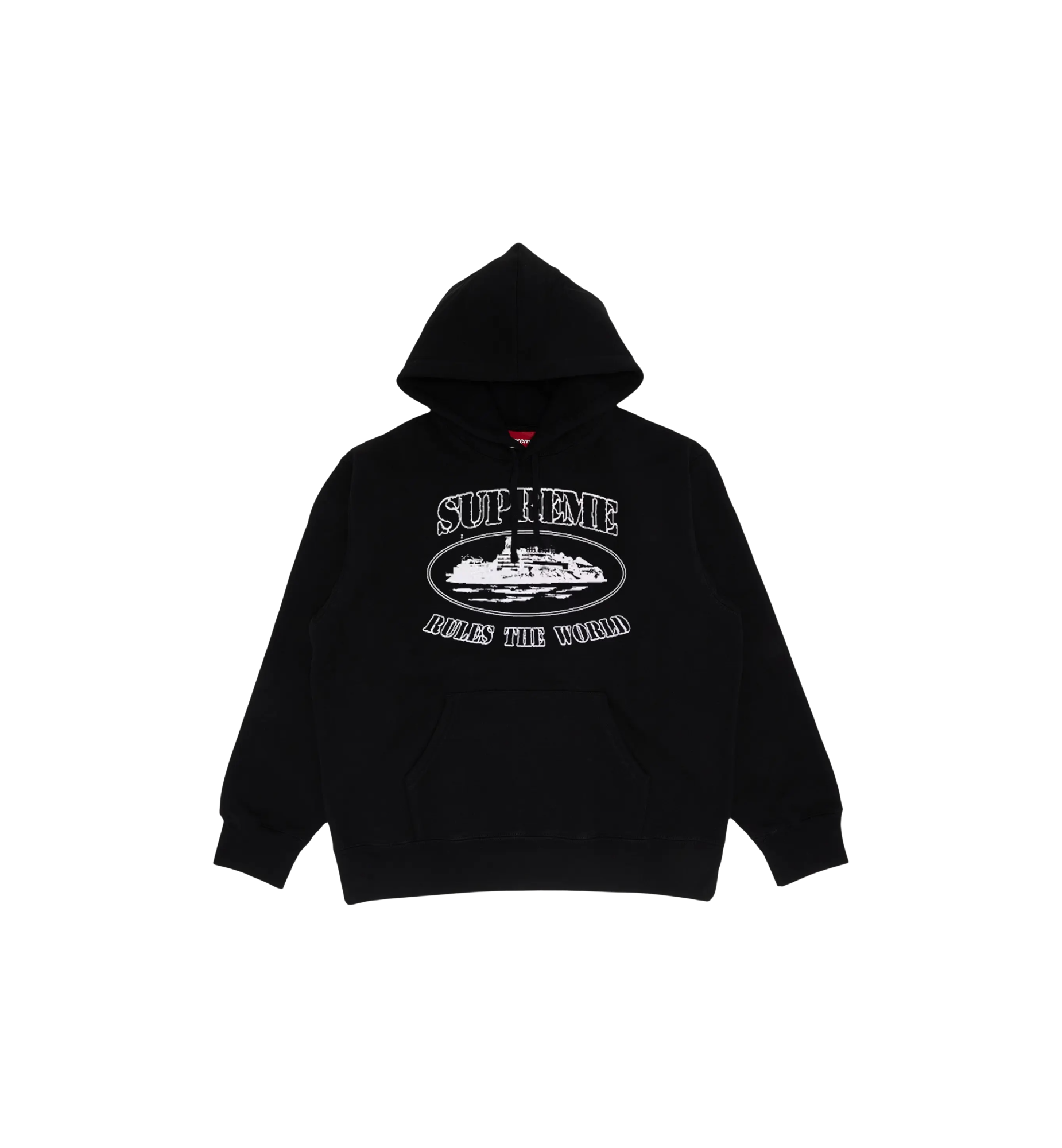 Supreme Corteiz Rules The World Hoodie Black at Stashed UAE
