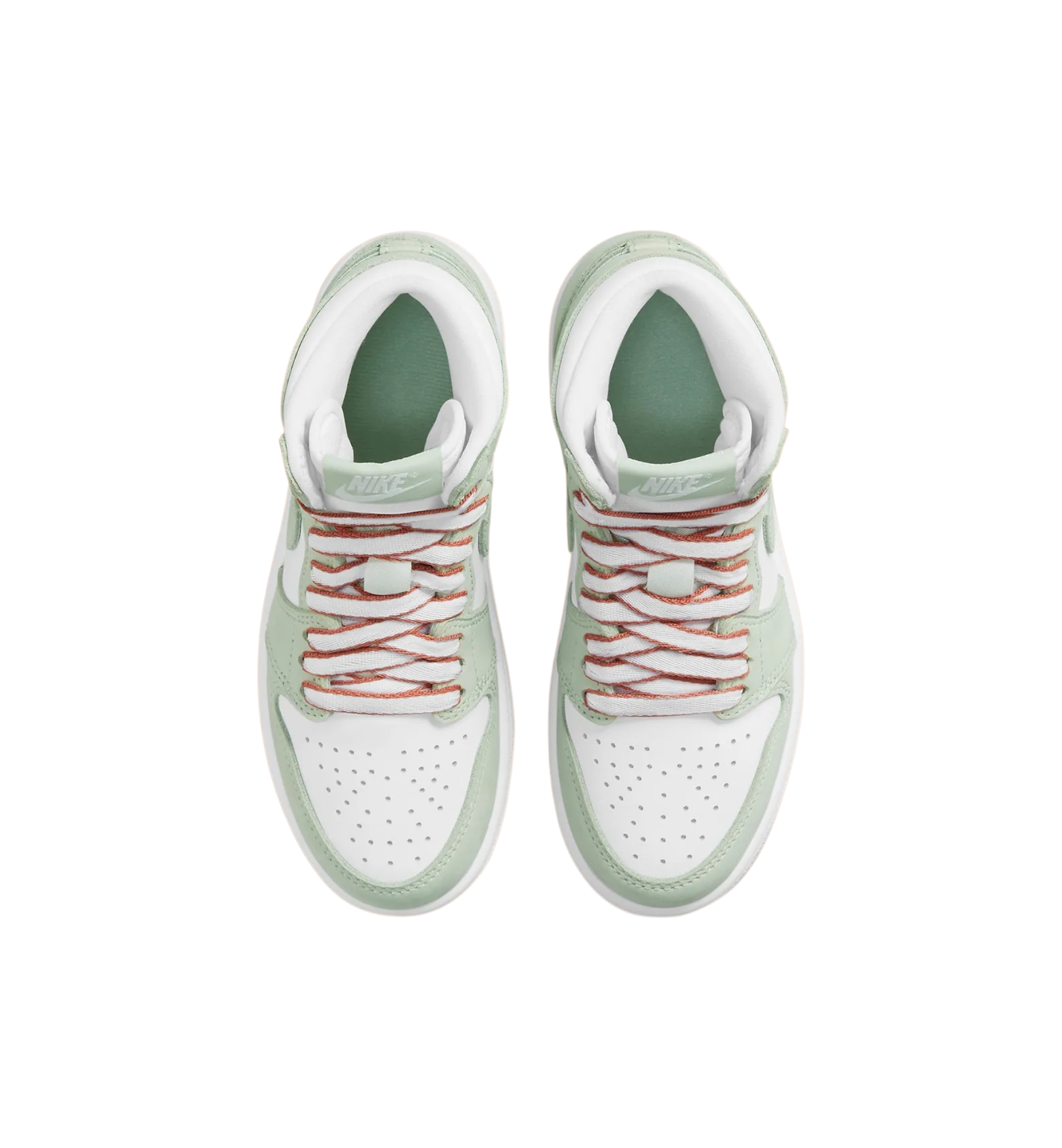 Air Jordan 1 Retro High OG Seafoam top view at Stashed UAE