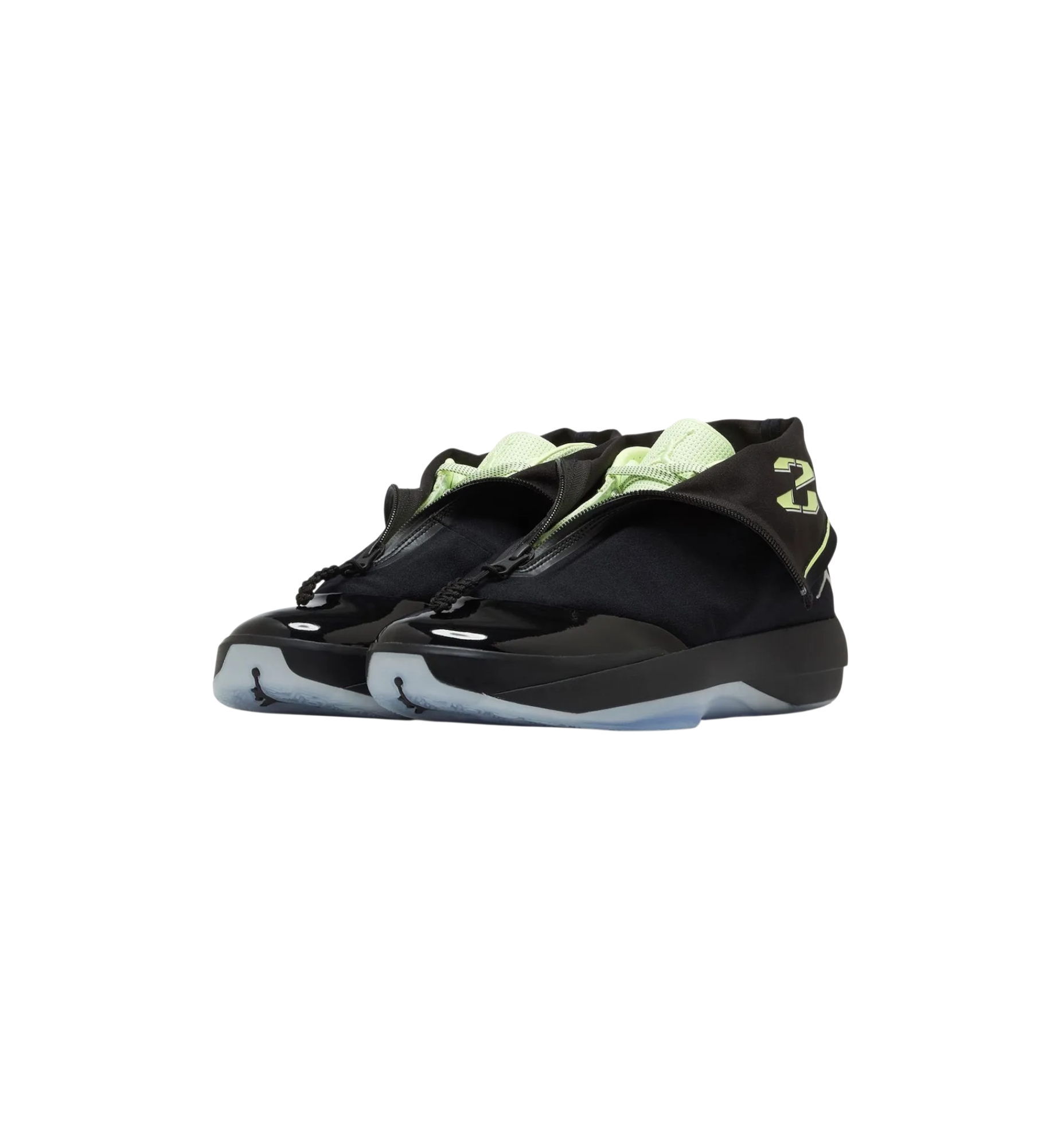 Air Jordan 40-28 Black Volt pair at Stashed UAE