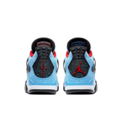 Air Jordan 4 Retro Travis Scott Cactus Jack heel view at Stashed UAE