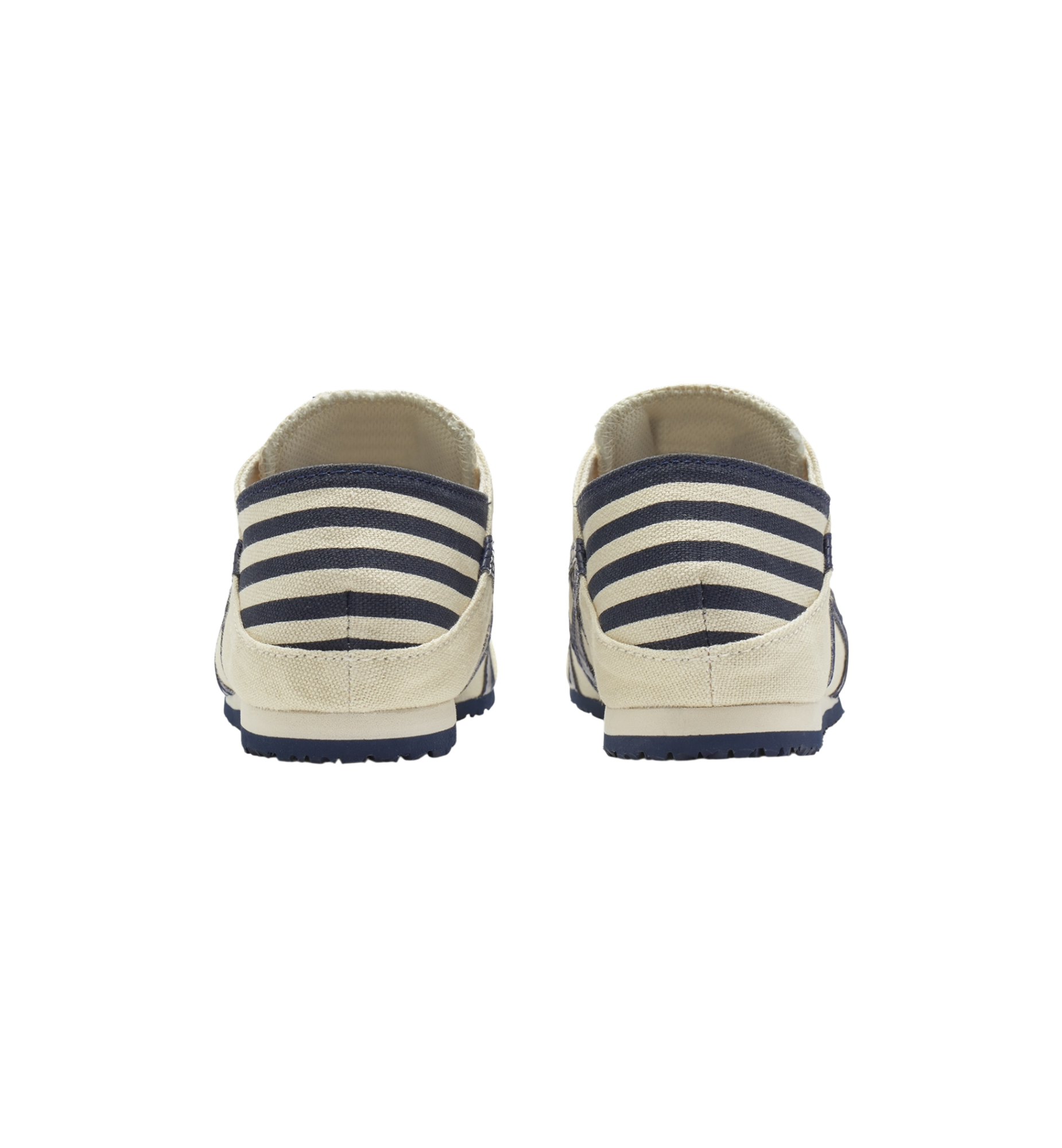 Onitsuka Tiger Mexico 66 Paraty Natural Navy heel view at Stashed UAE