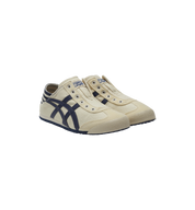 Onitsuka Tiger Mexico 66 Paraty Natural Navy pair at Stashed UAE