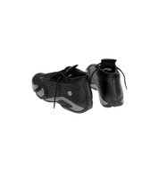 Air Jordan 14 Retro Low Black Pack heel view at Stashed UAE