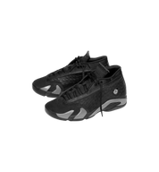 Air Jordan 14 Retro Low Black Pack pair at Stashed UAE