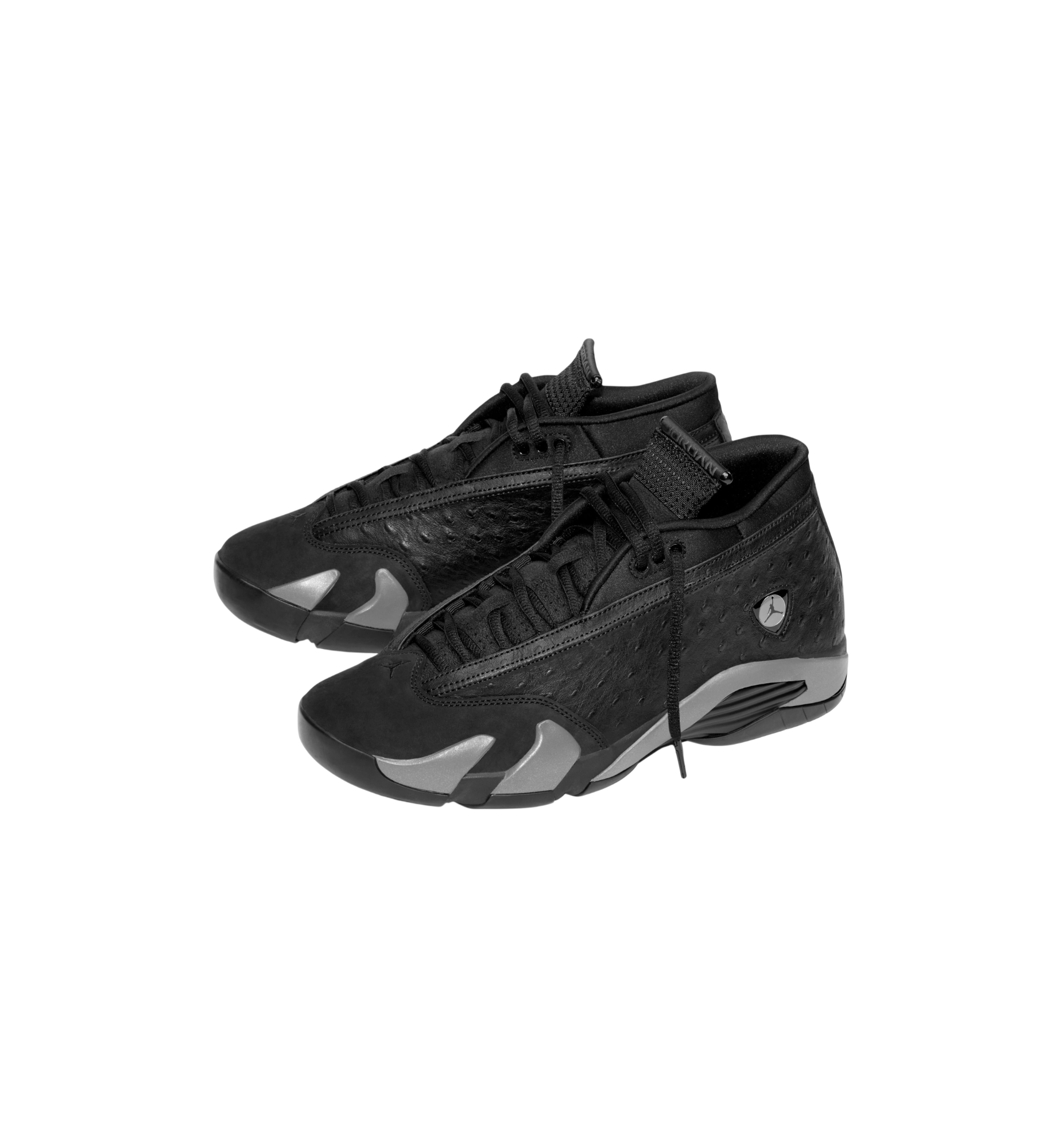 Air Jordan 14 Retro Low Black Pack pair at Stashed UAE