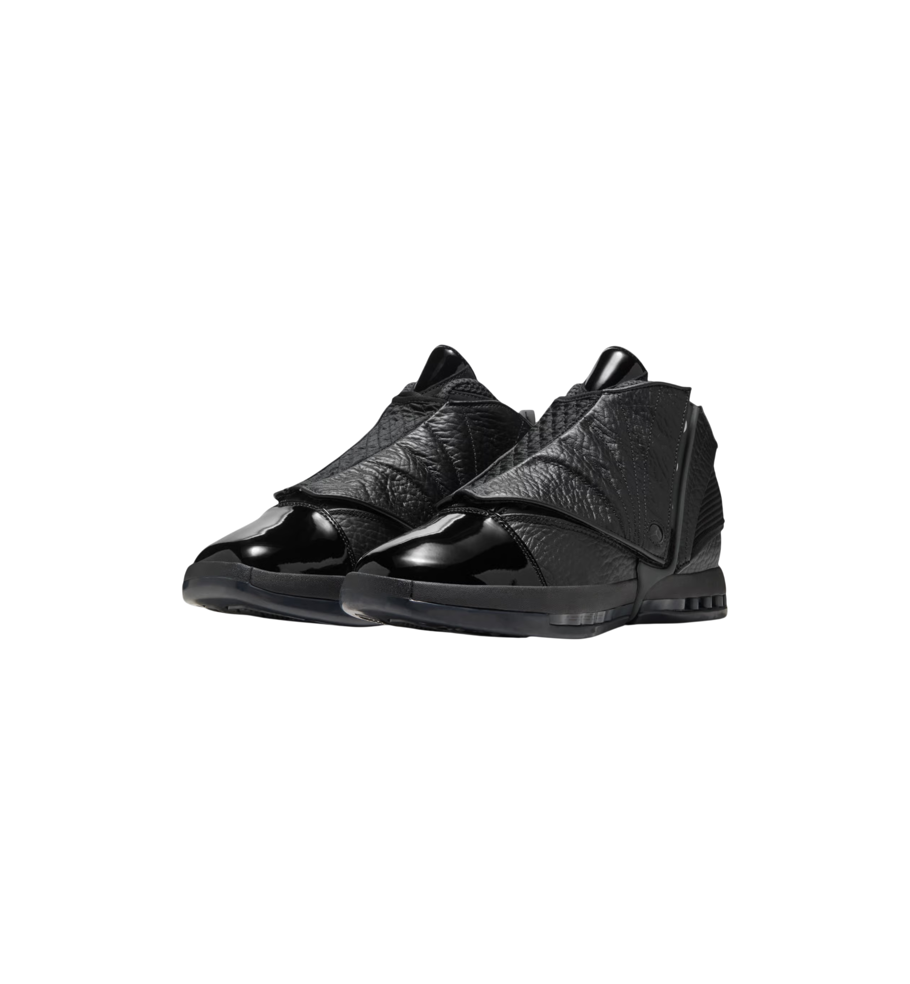 Air Jordan 16 Retro Black Pack pair at Stashed UAE