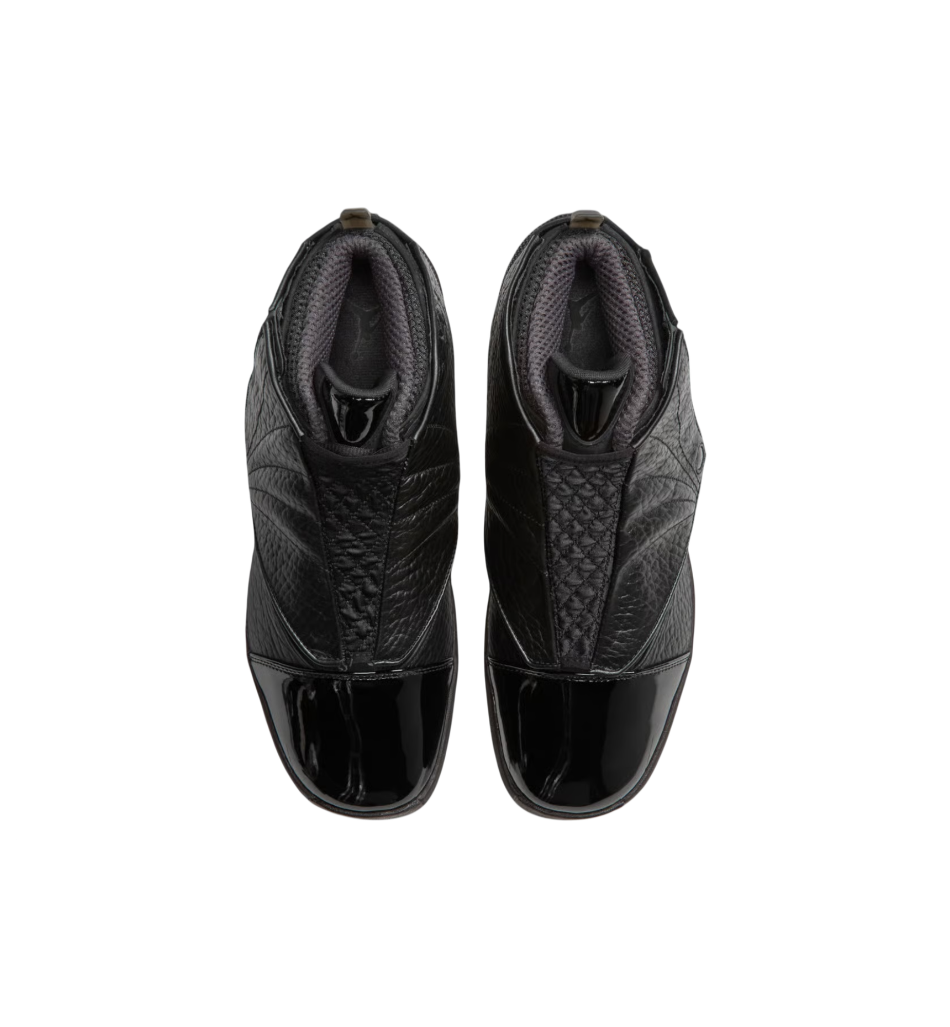 Air Jordan 16 Retro Black Pack top view at Stashed UAE