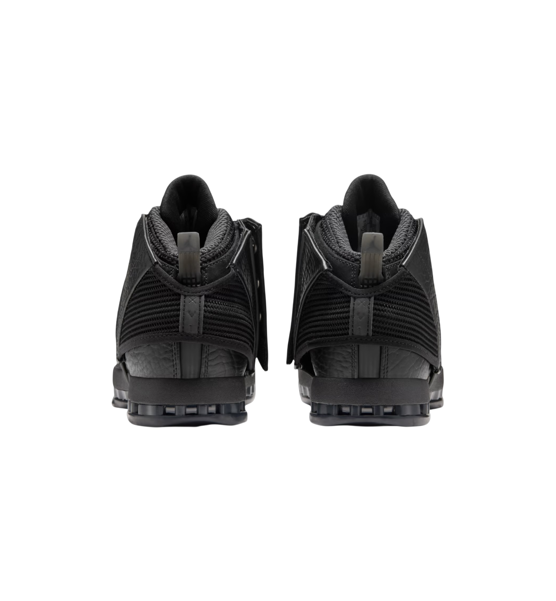 Air Jordan 16 Retro Black Pack heel view at Stashed UAE