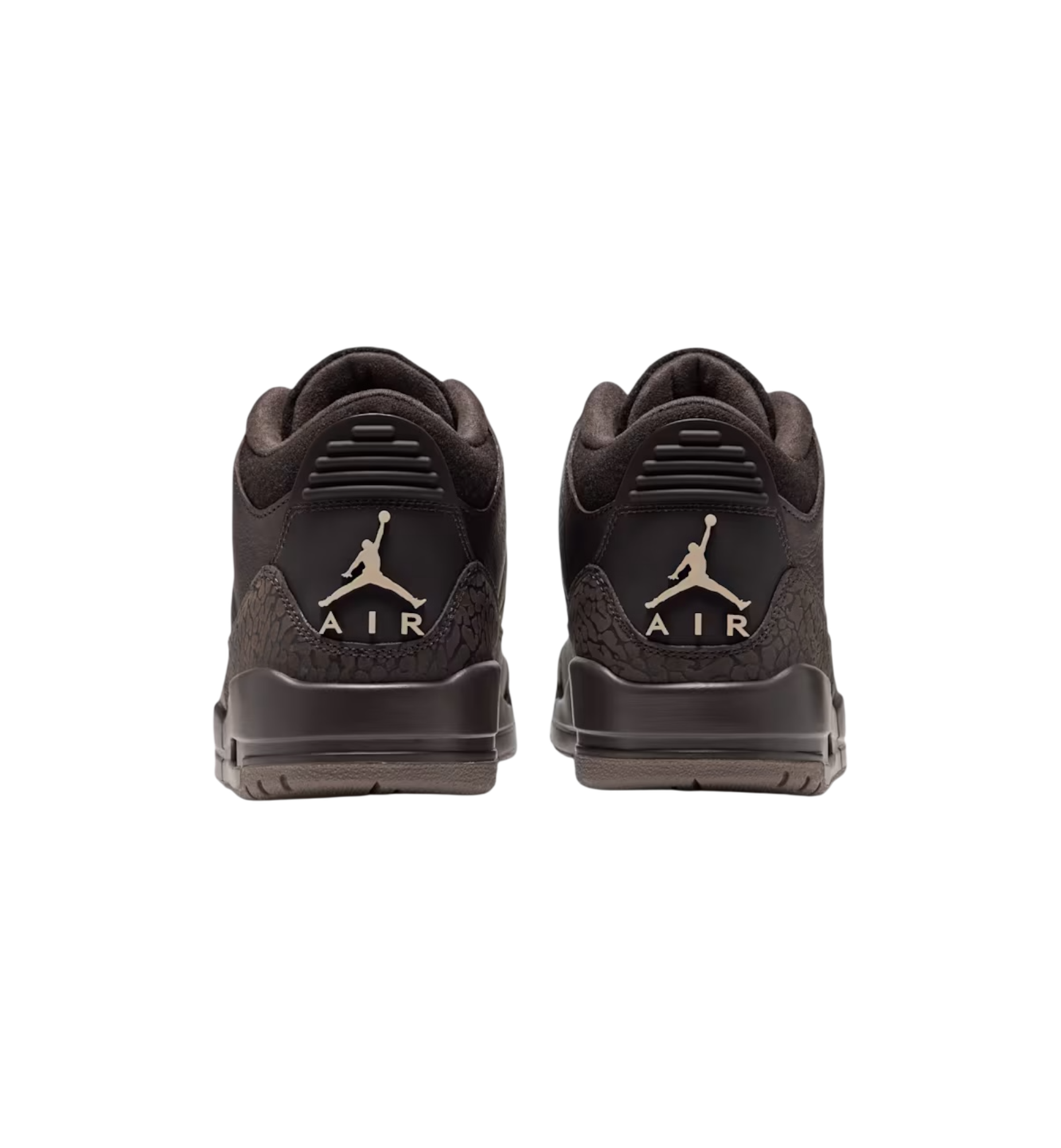 Air Jordan 3 Retro Fireside heel view at Stashed UAE