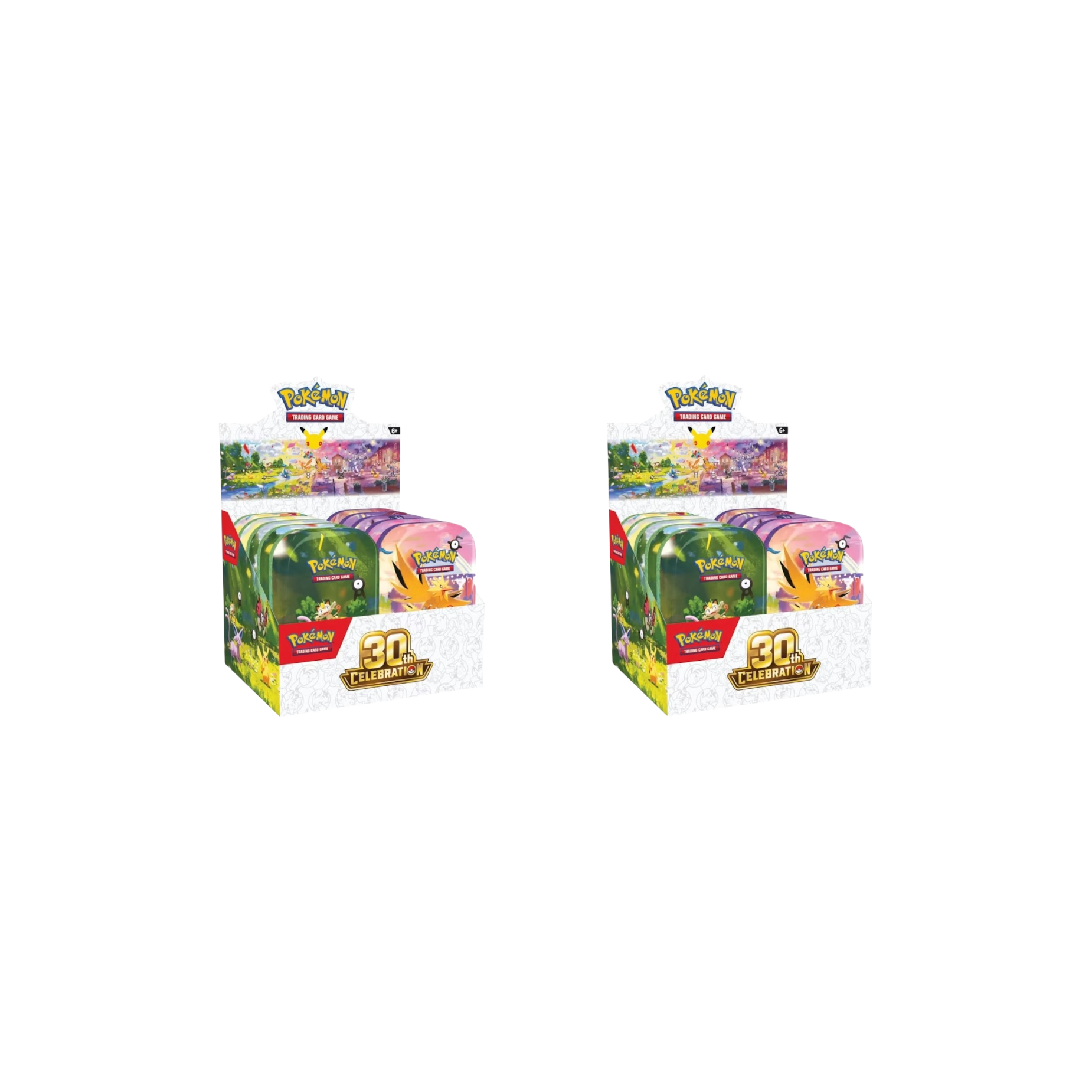 2026 Pokémon Mega Evolution 30th Celebration Mini Tin Display 10-Pack 2 Boxes at Stashed UAE