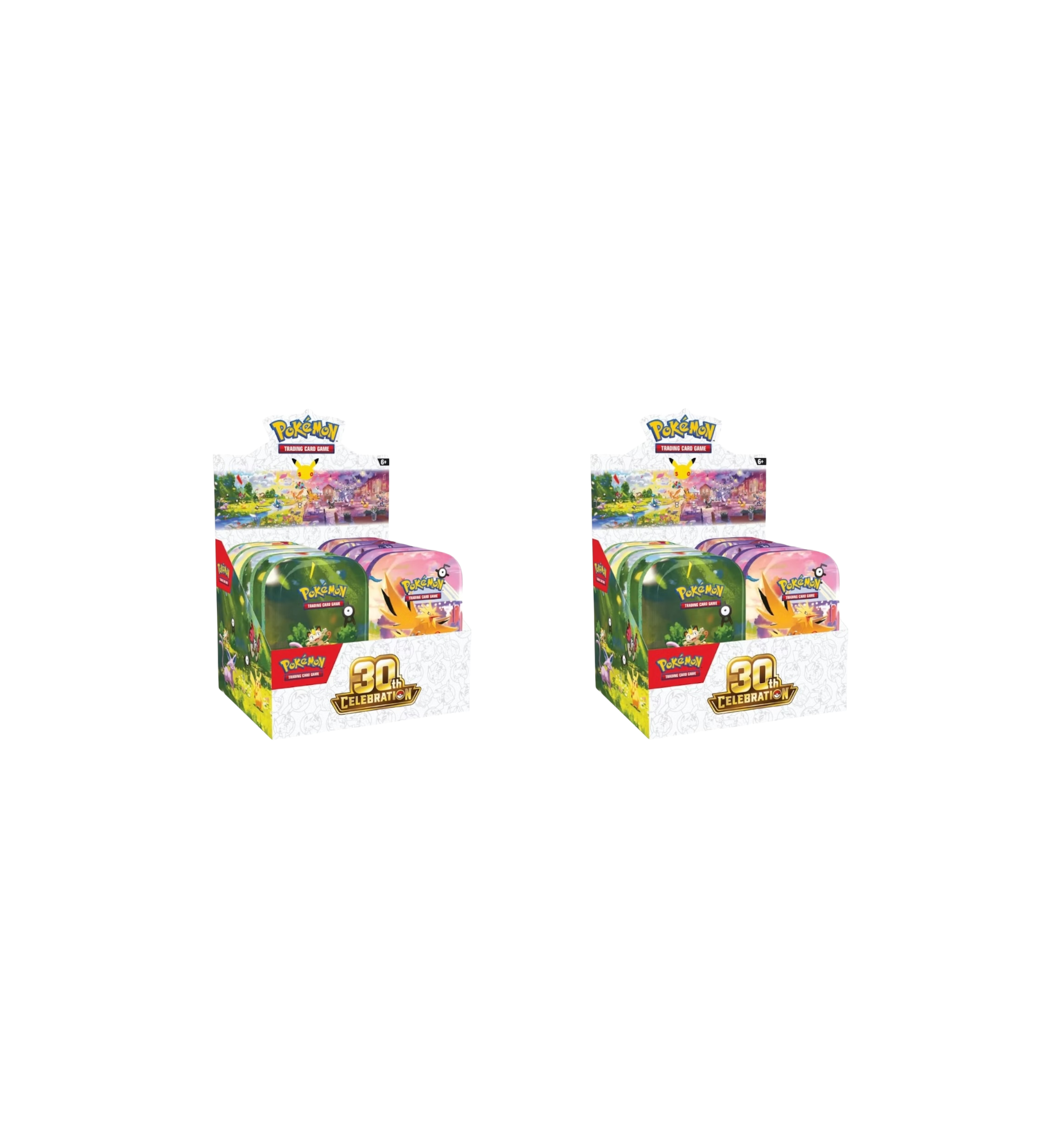 2026 Pokémon Mega Evolution 30th Celebration Mini Tin Display 10-Pack 2 Boxes at Stashed UAE