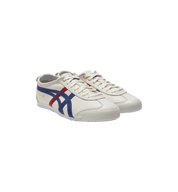 Onitsuka Tiger Mexico 66 White Blue Red Metallic Gold pair at Stashed UAE