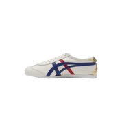 Onitsuka Tiger Mexico 66 White Blue Red Metallic Gold side view at Stashed UAE