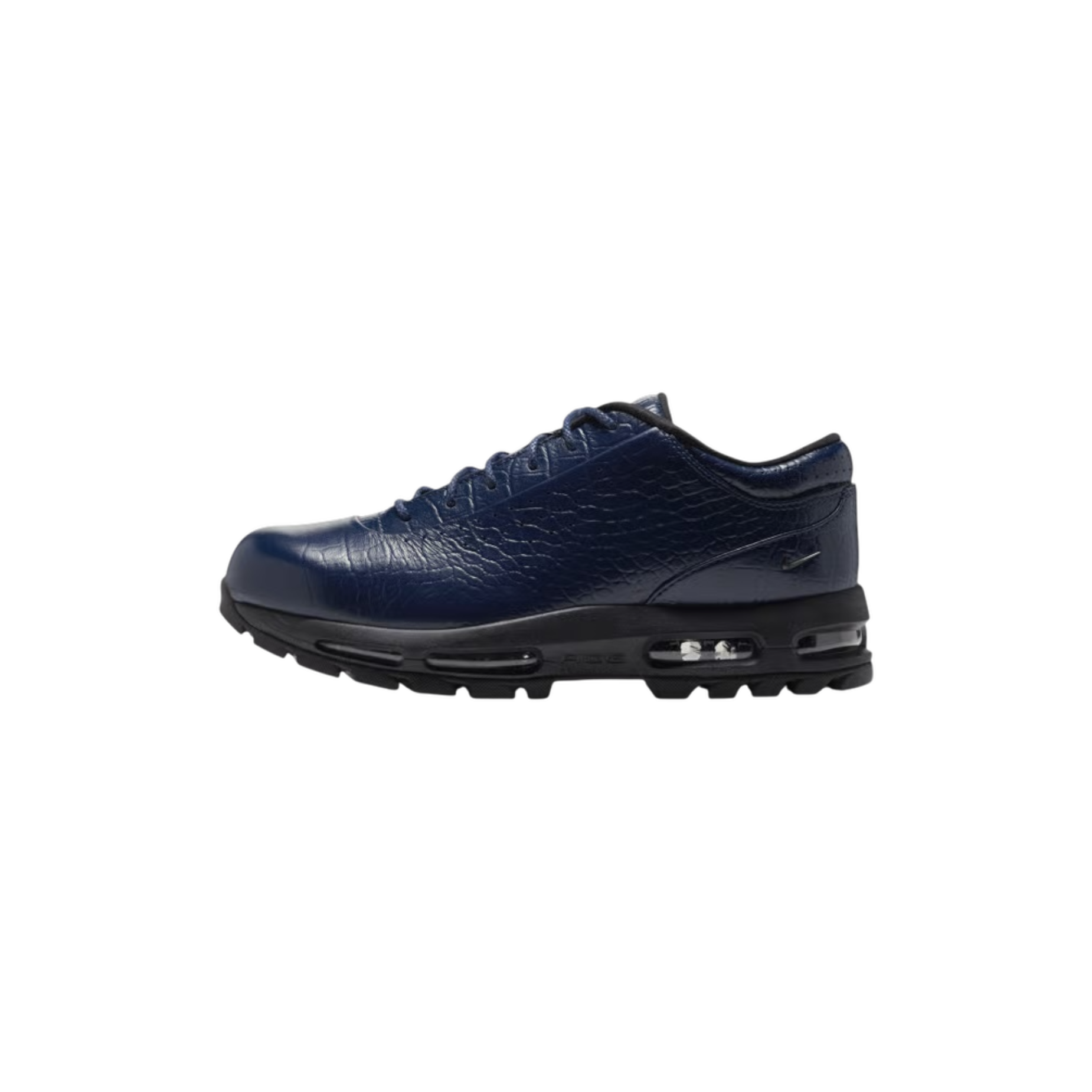 Nike Air Max Goadome Low SP QS Midnight Navy Croc side view at Stashed UAE