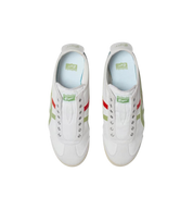 Onitsuka Tiger Mexico 66 Slip-On White Jade Orange top view at Stashed UAE