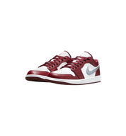 Air Jordan 1 Low White Bordeaux pair at Stashed UAE