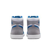 Air Jordan 1 Retro High OG True Blue heel view at Stashed UAE