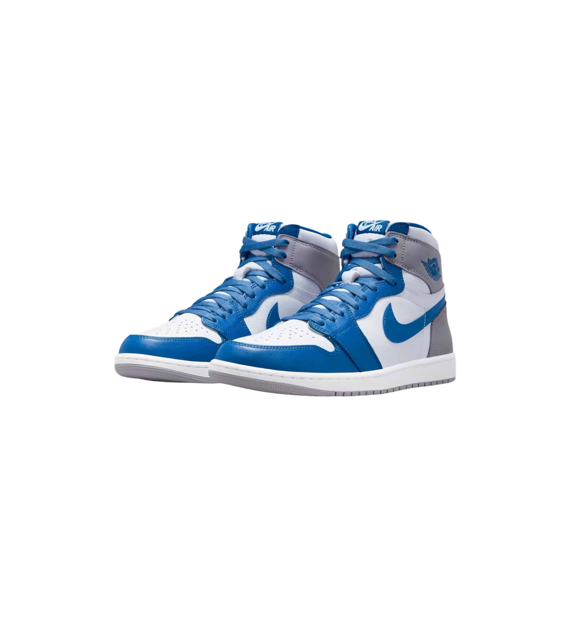 Air Jordan 1 Retro High OG True Blue pair at Stashed UAE