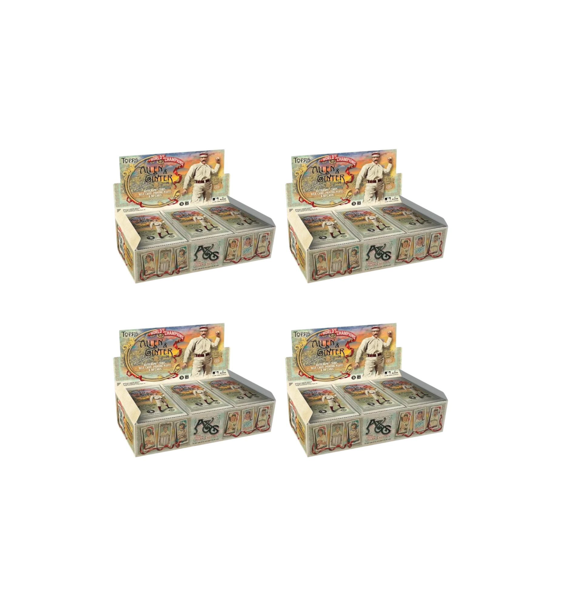 2026 Topps Allen & Ginter Baseball Hobby Box 4 Boxes at Stashed UAE