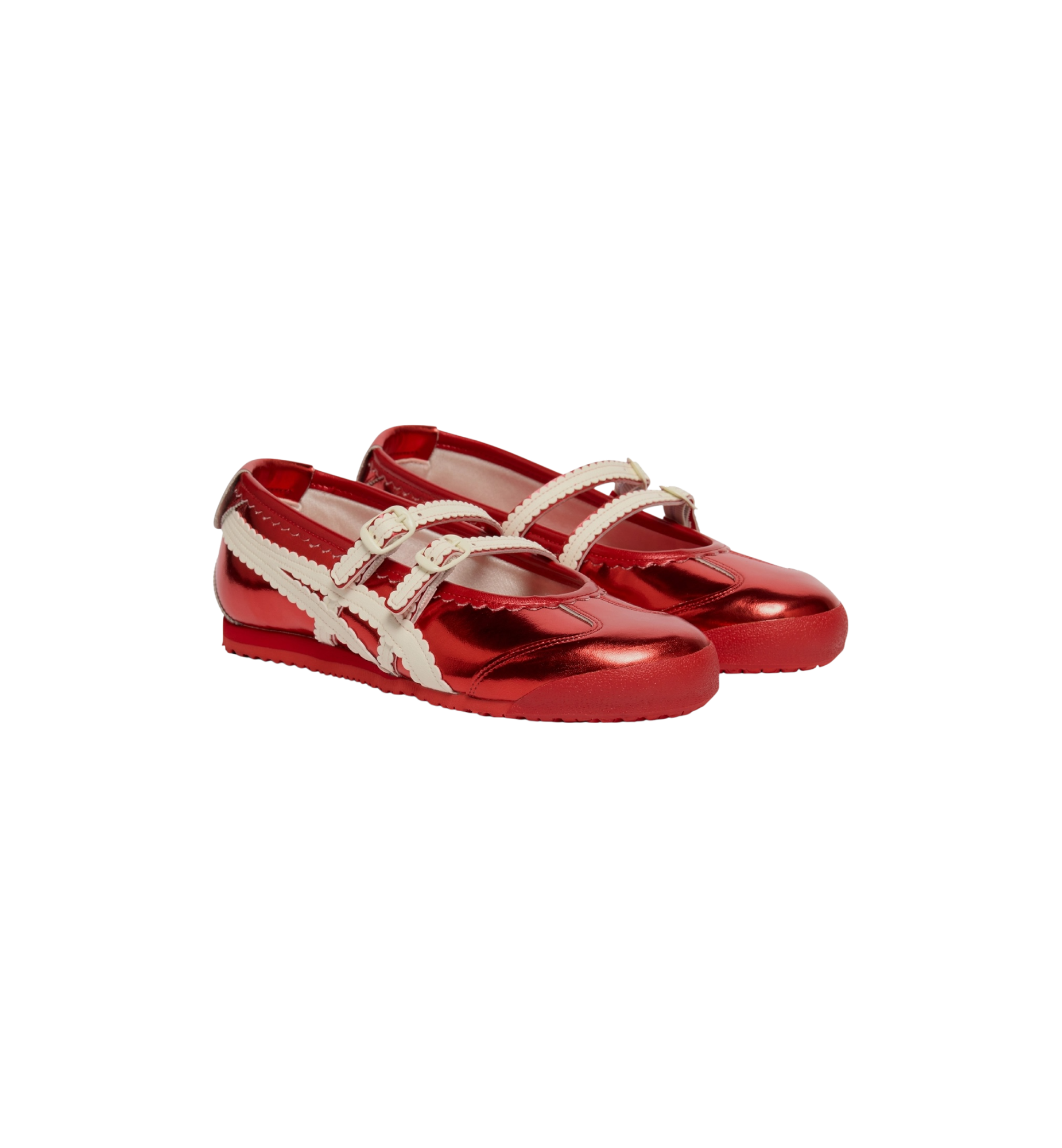 Onitsuka Tiger Mexico 66 TGRS Classic Red Cream Women's pair at Stashed UAE