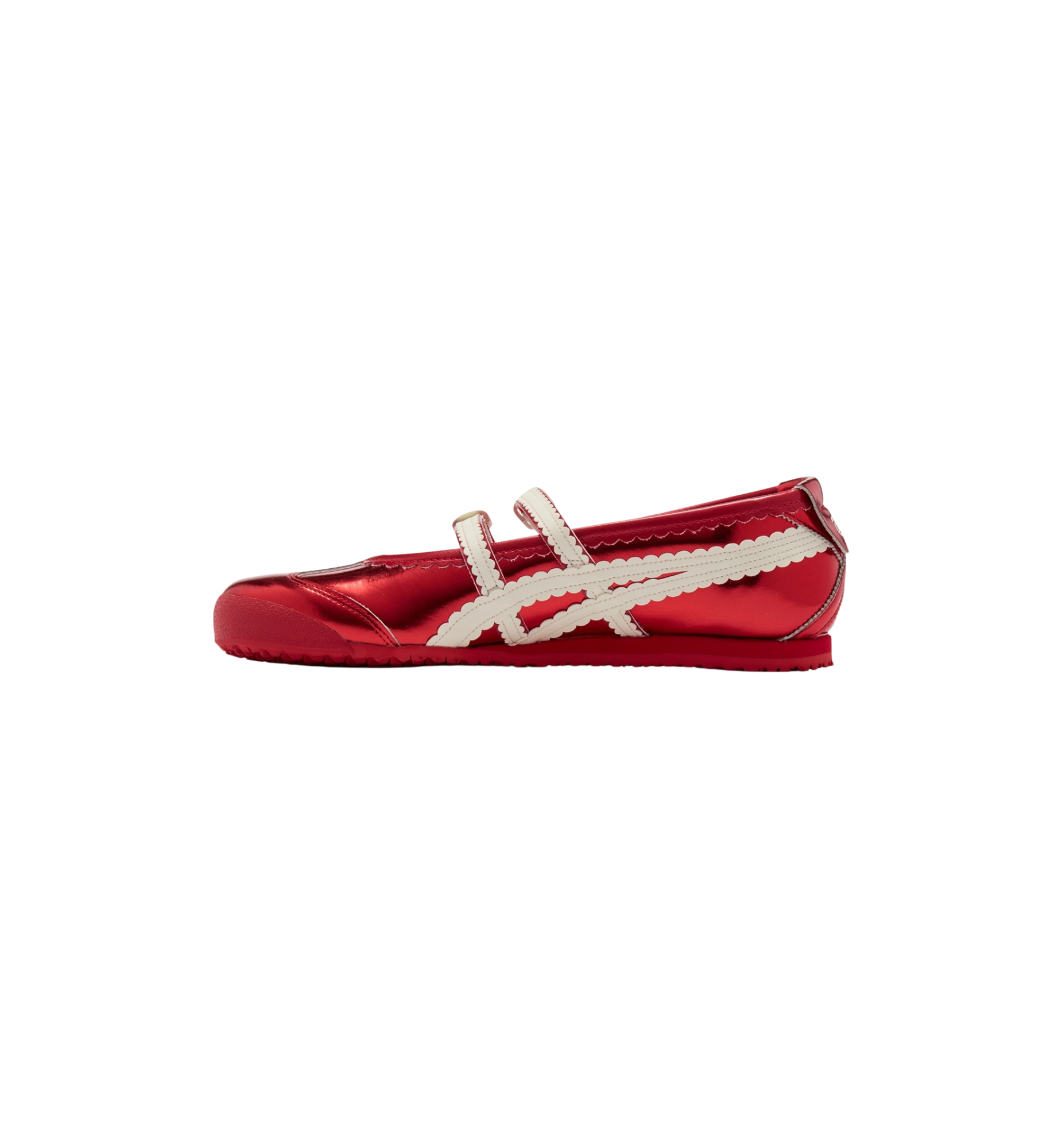 Onitsuka Tiger Mexico 66 TGRS Classic Red Cream Women's side view at Stashed UAE
