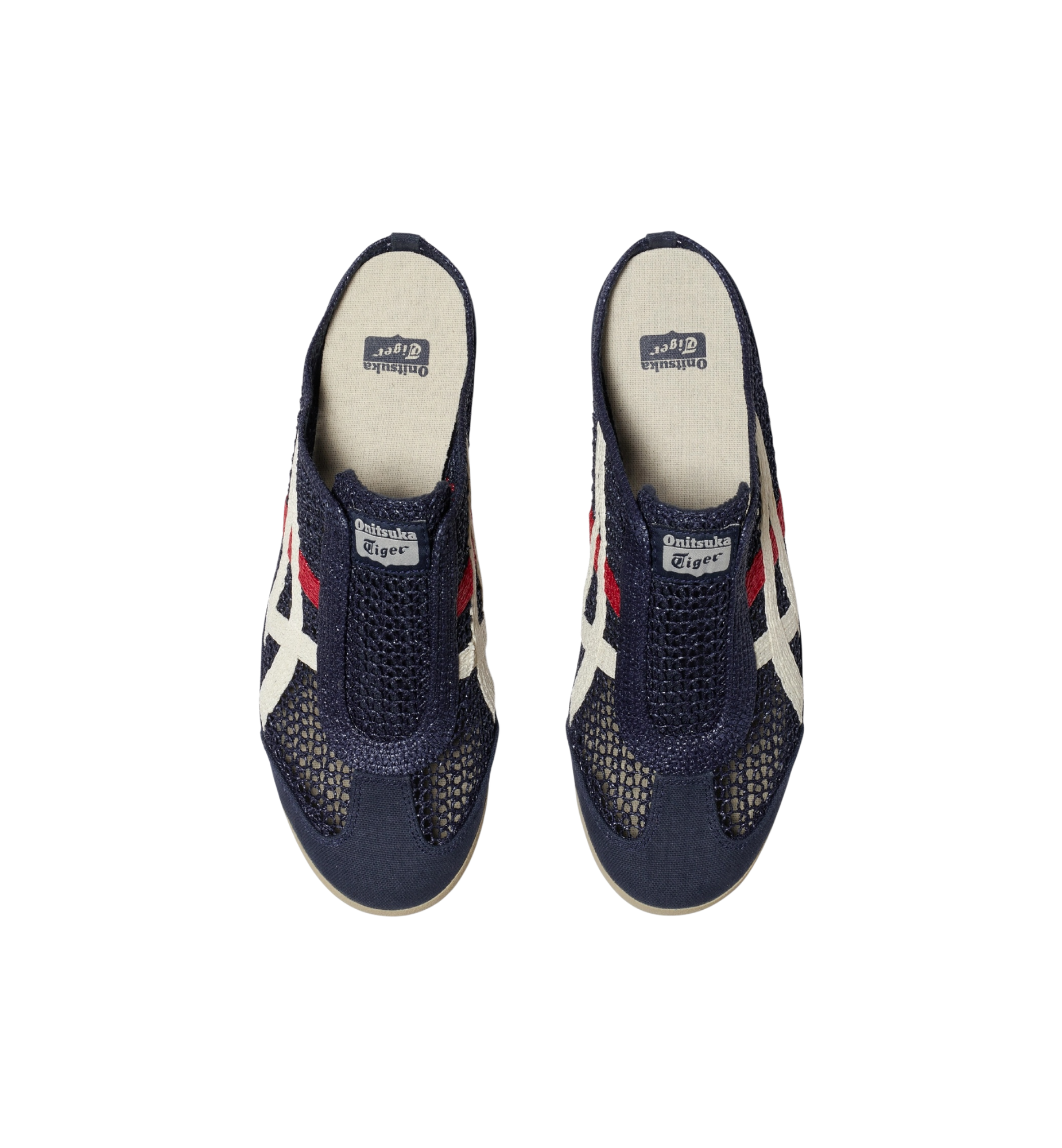 Onitsuka Tiger Mexico 66 Sabot "ron Navy Cream top view at Stashed UAE