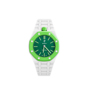 Swatch x Audemars Piguet Bioceramic Royal Pop Watch & Bracelet Bundle Green Eight/White at Stashed UAE